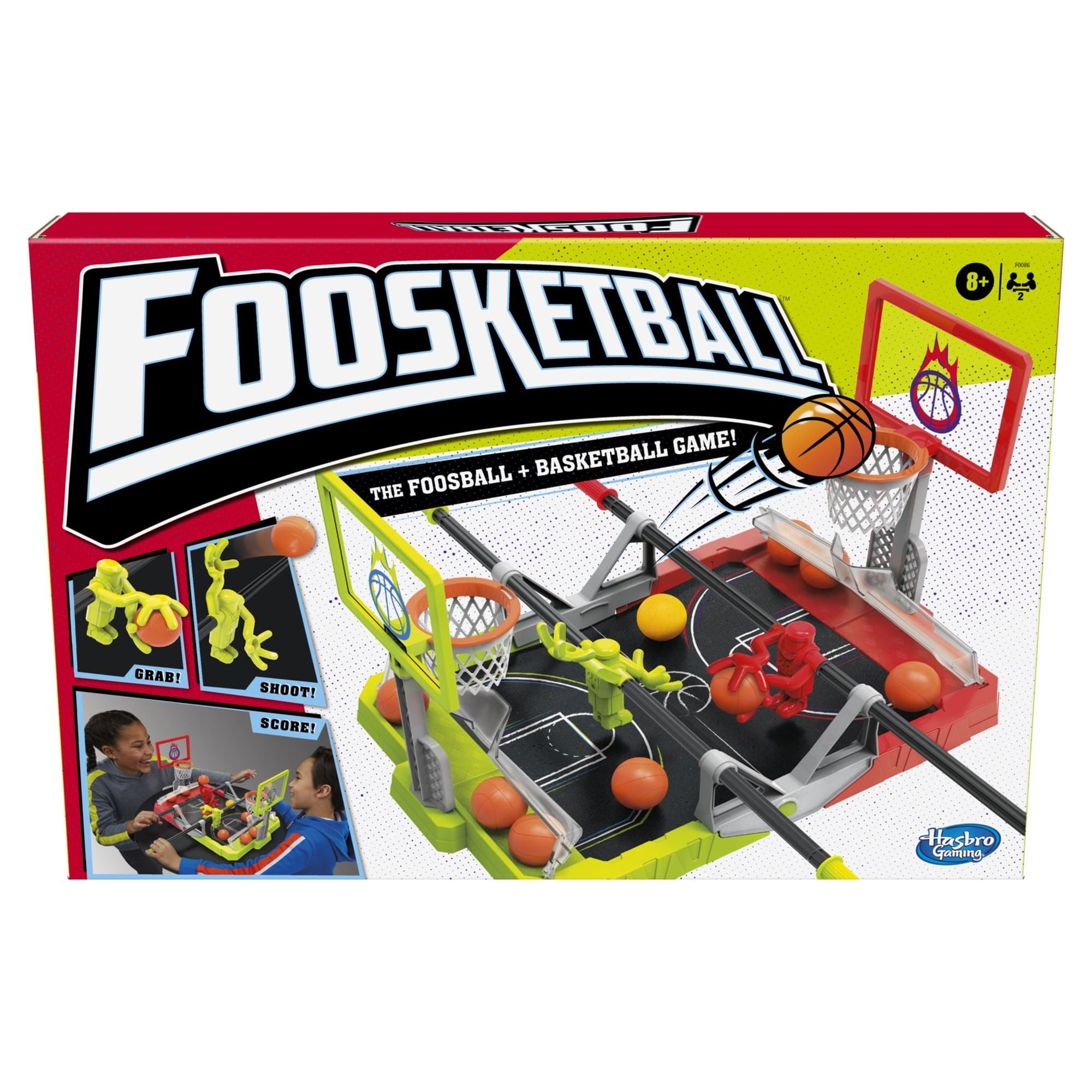 Foosketball Game, The Foosball Plus Basketball Shoot and Score Tabletop Game, Board Games for Kids, Gifts for Kids