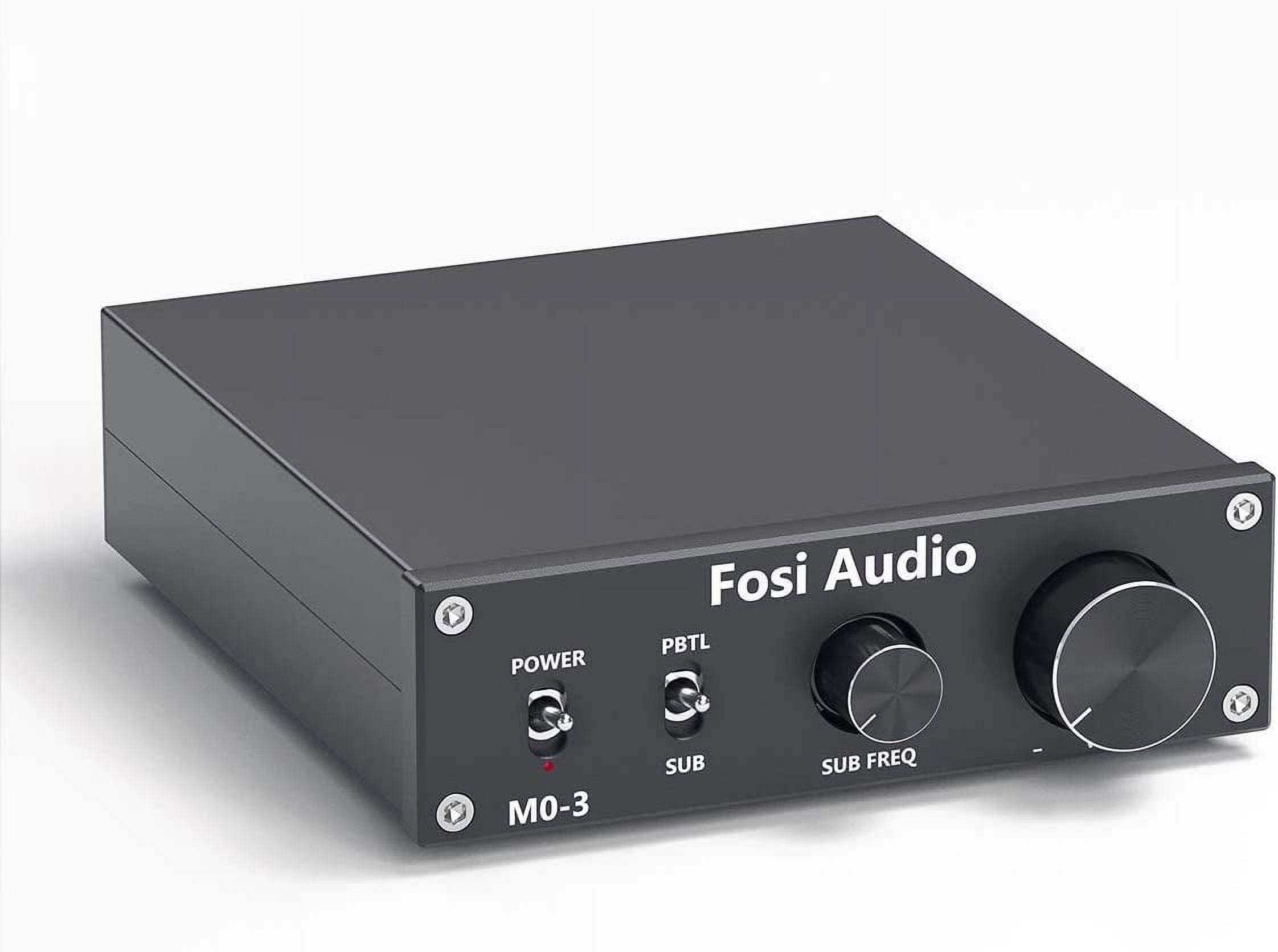 Fosi Audio M03 Mini Mono Channel Subwoofer Amplifier for Home Stereo Theater