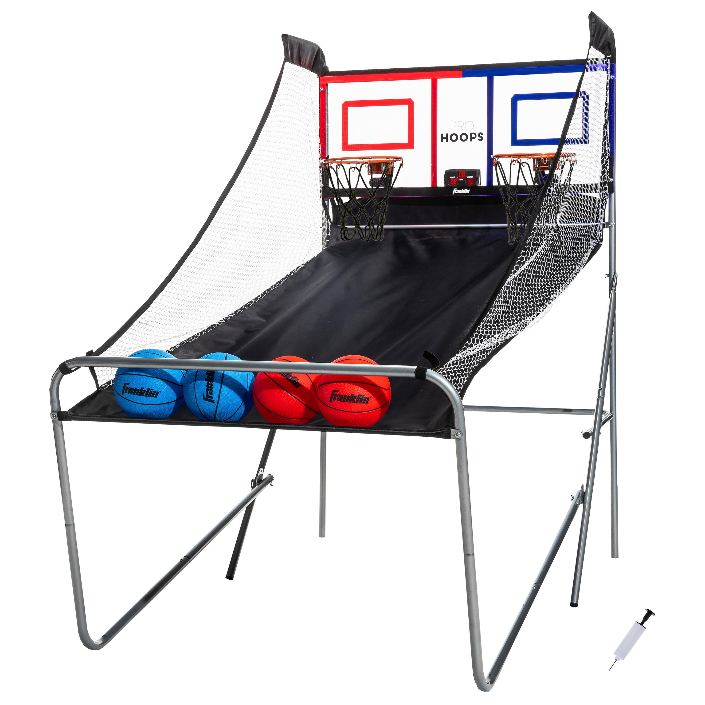 Franklin Sports Arcade Indoor Basketball Shootout Game - Foldable - 60" x 60" x 36"