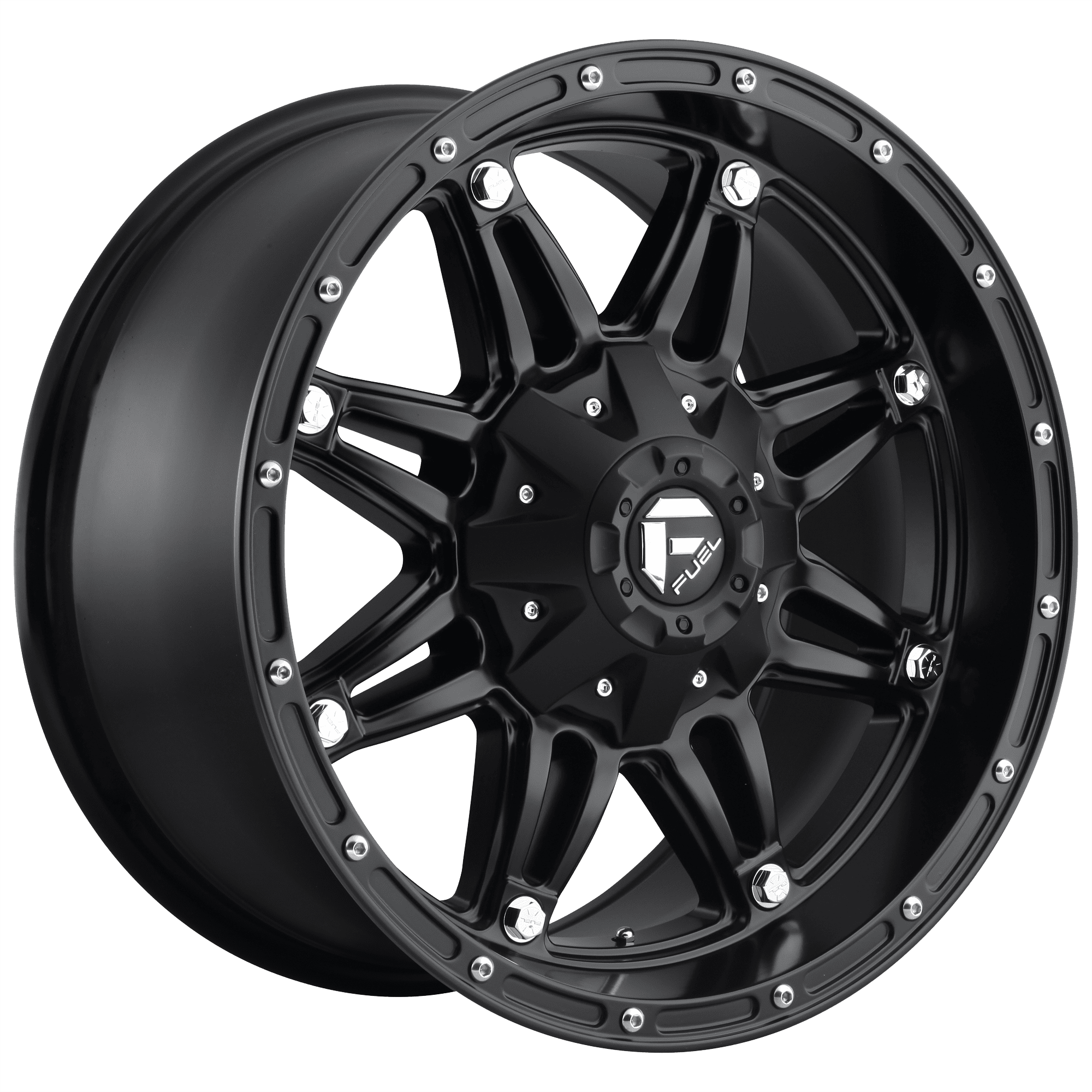Fuel D531 Hostage 20X9 8X165.1 20Et 78.1Cb Matte Black Wheel