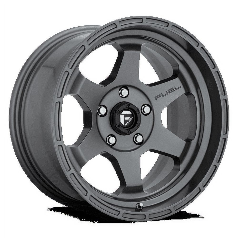 Fuel D665 Shok 20X9 6X139.7 1Et 106.1Cb Matte Gun Metal Wheel