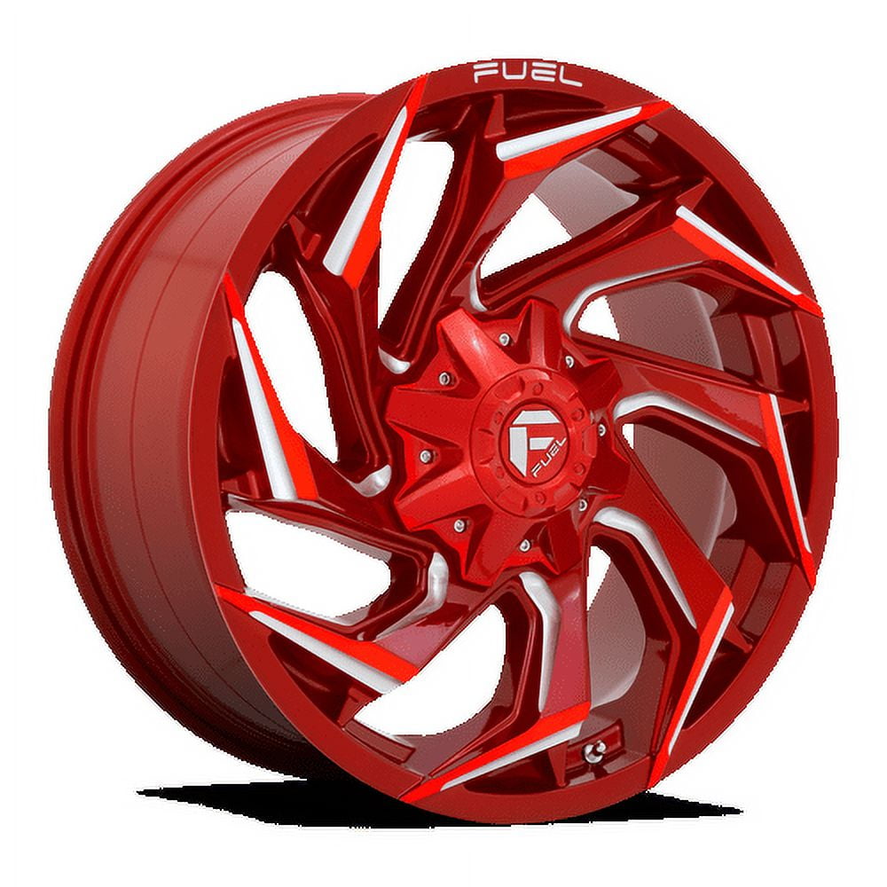 Fuel D754 Reaction 20X10 5X139.7/5X150 -18Et 125.2Cb Candy Red Milled Wheel