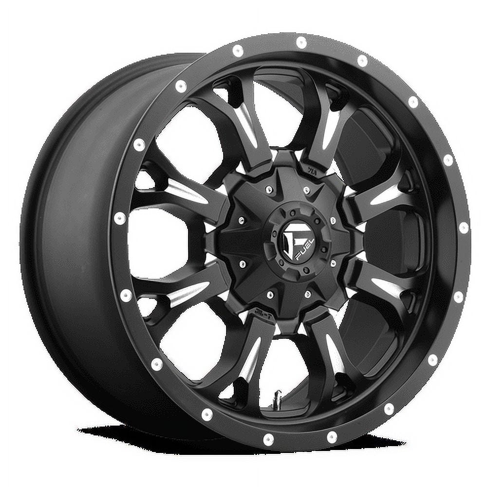 Fuel 1PC Aluminum Rim D517 KRANK 20X10in Matte Black Milled Finish, D51720008245