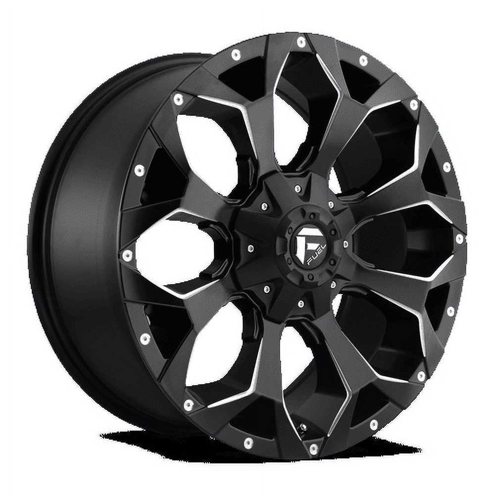 Fuel 1PC Aluminum Rim D546 ASSAULT 18X9in Matte Black Milled Finish, D54618902645