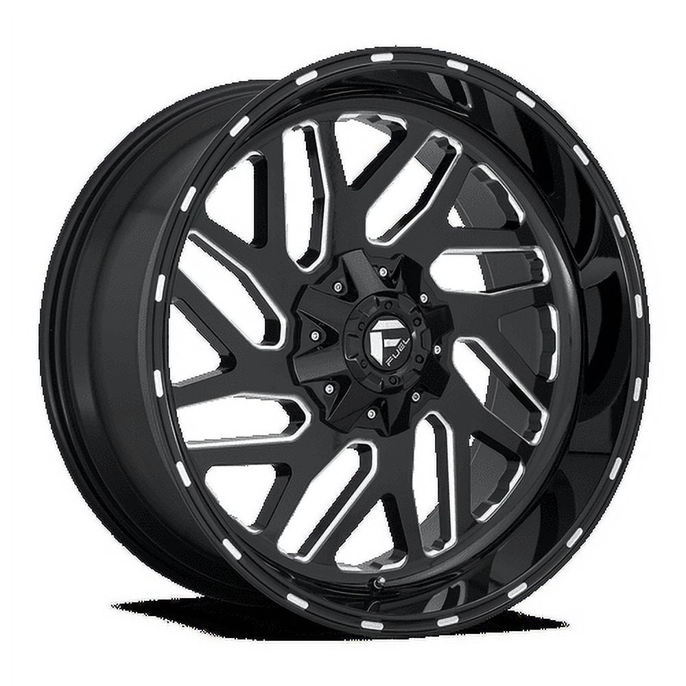 Fuel 1PC Aluminum Rim D581 TRITON 18X9in Gloss Black Milled Finish, D58118909845