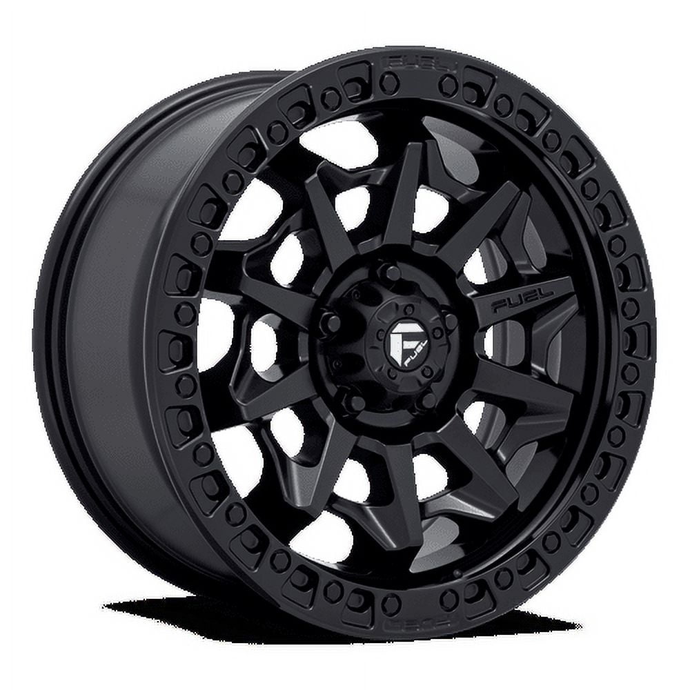 Fuel 1PC Aluminum Rim D694 COVERT 18X9in Matte Black Finish, D69418908457