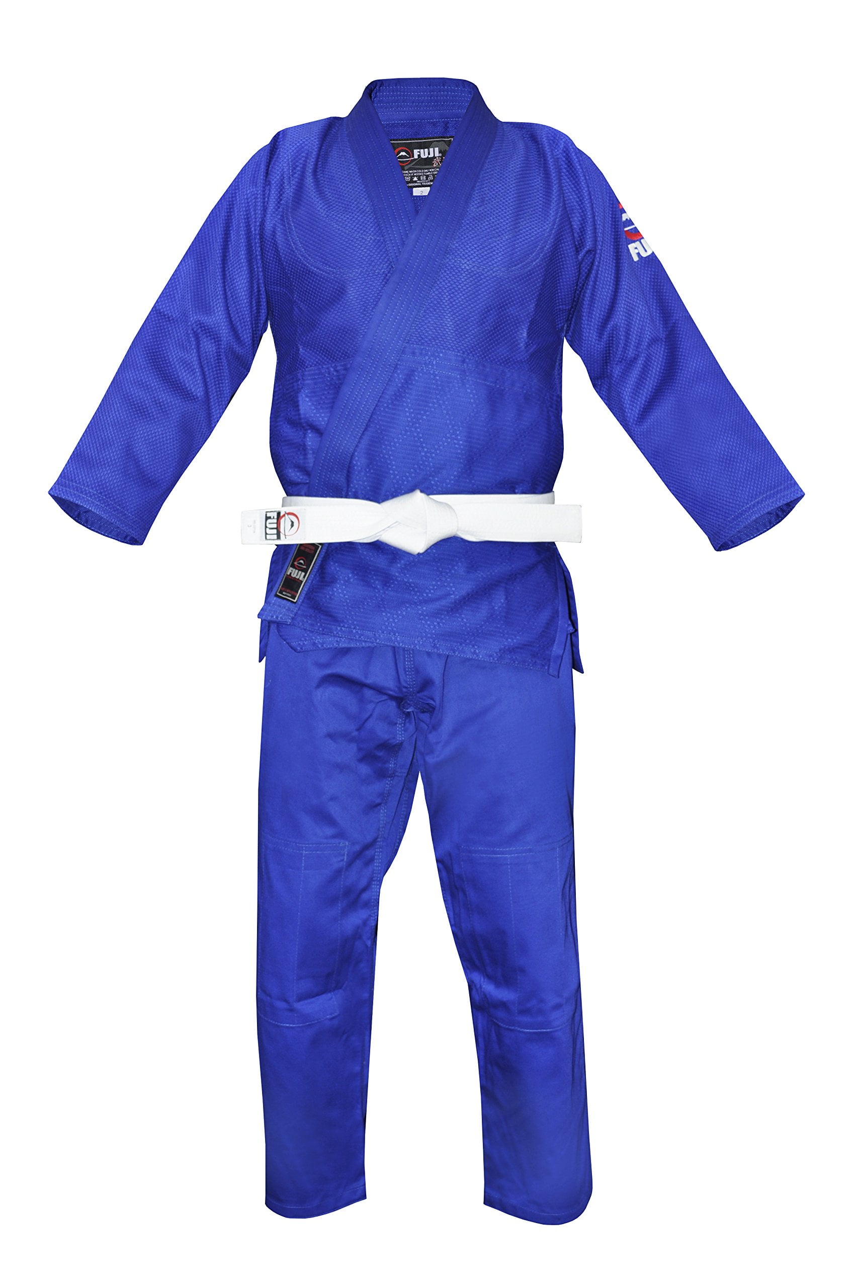 Fuji Single Weave Judo Gi Uniform - Kids & Adults Cotton Training Gi for Judo and Karate, Size 3, Blue