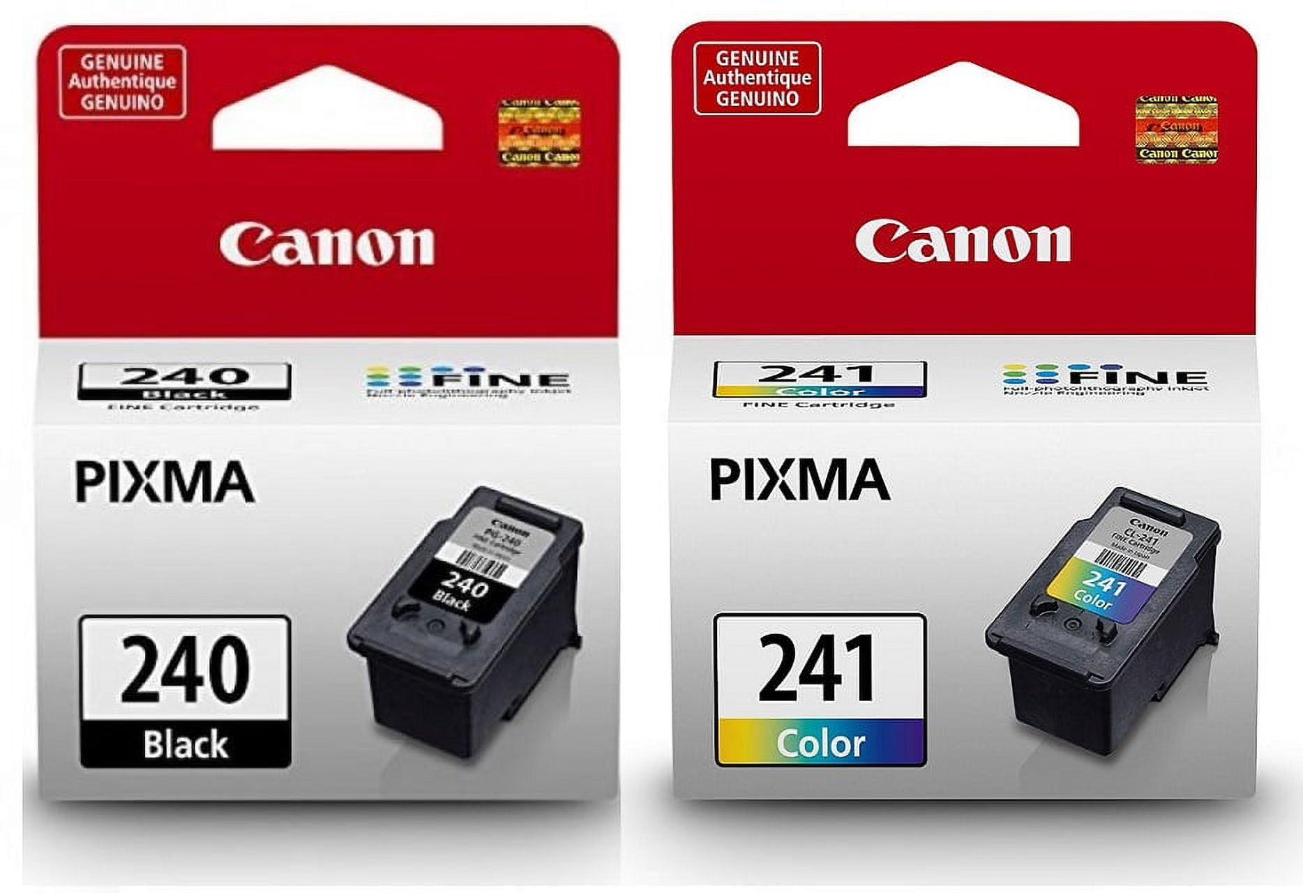 Genuine Canon PG-240 Black and CL-241 Color Ink Cartridge