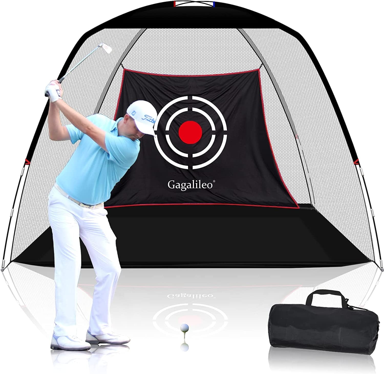 GALILEO Golf Net Golf Hitting Nets Training Aids Practice Nets for Backyard Driving Range Chipping with Target Carry Bag for Indoor Outdoor Sports