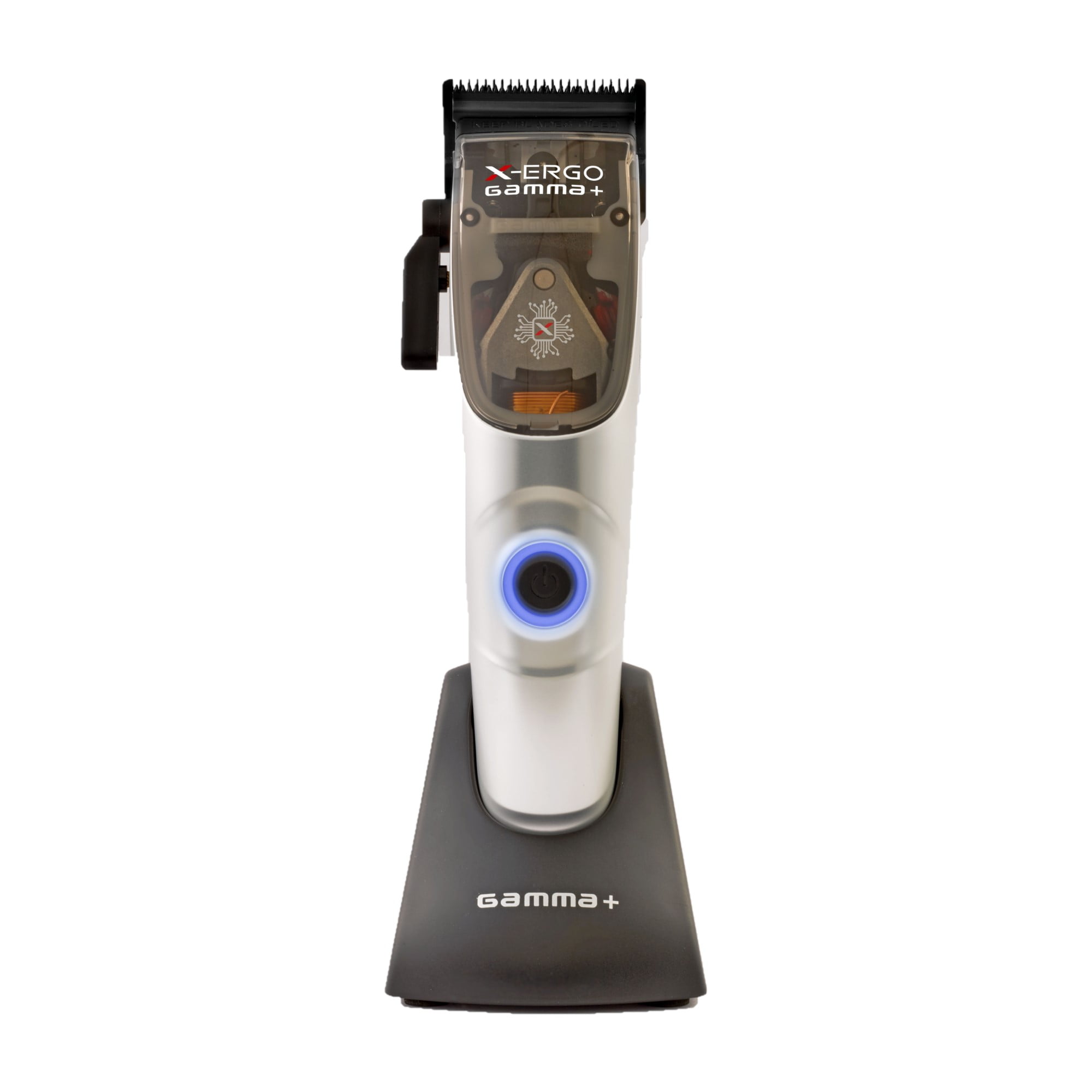 GAMMA+ X-Ergo Professional Cordless Hair Clipper with Magnetic Modular Motor, Multi Colored