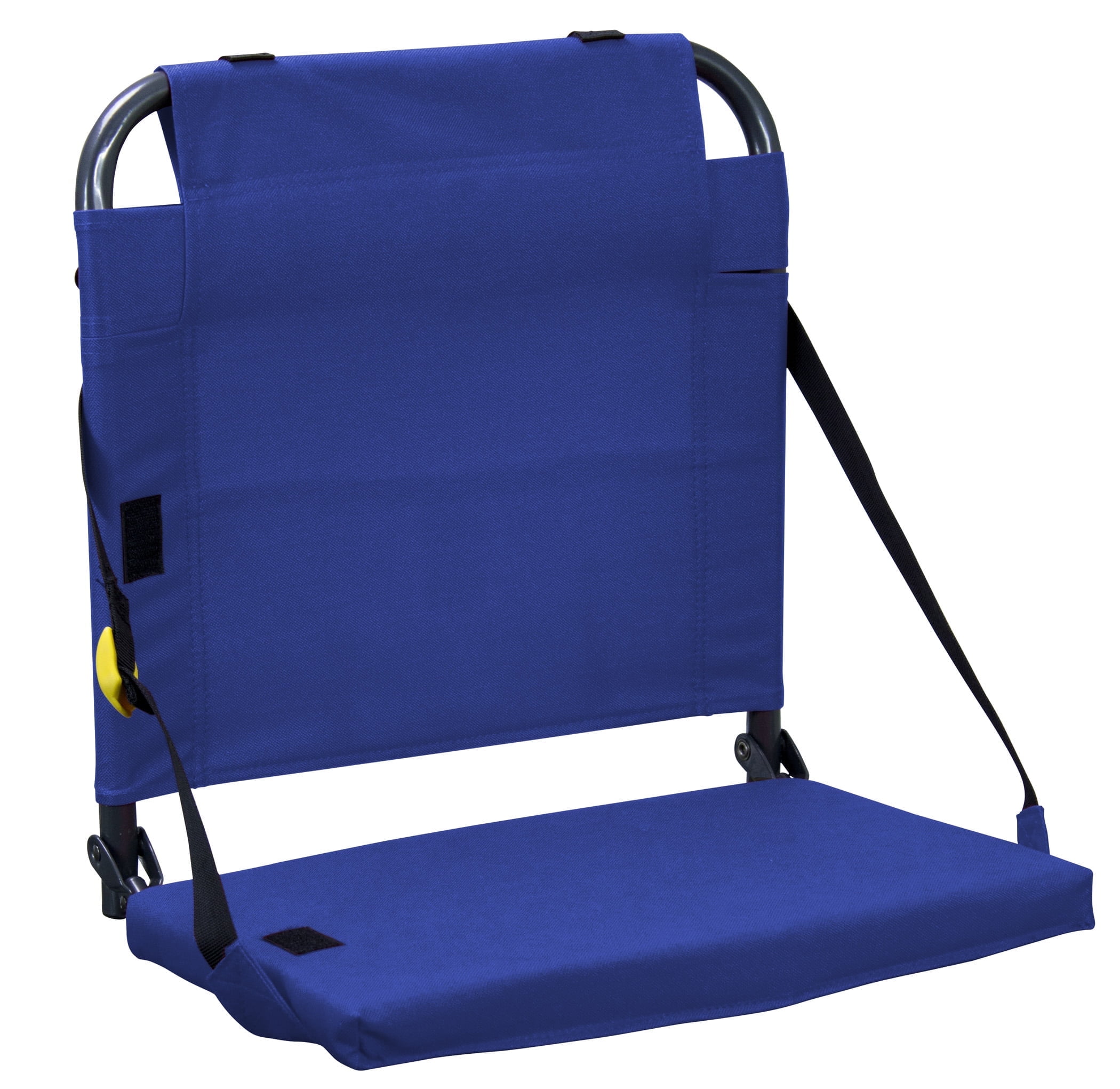 GCI Outdoor BleacherBack Stadium Seat With Cushioned Back Support for Bleachers, Royal