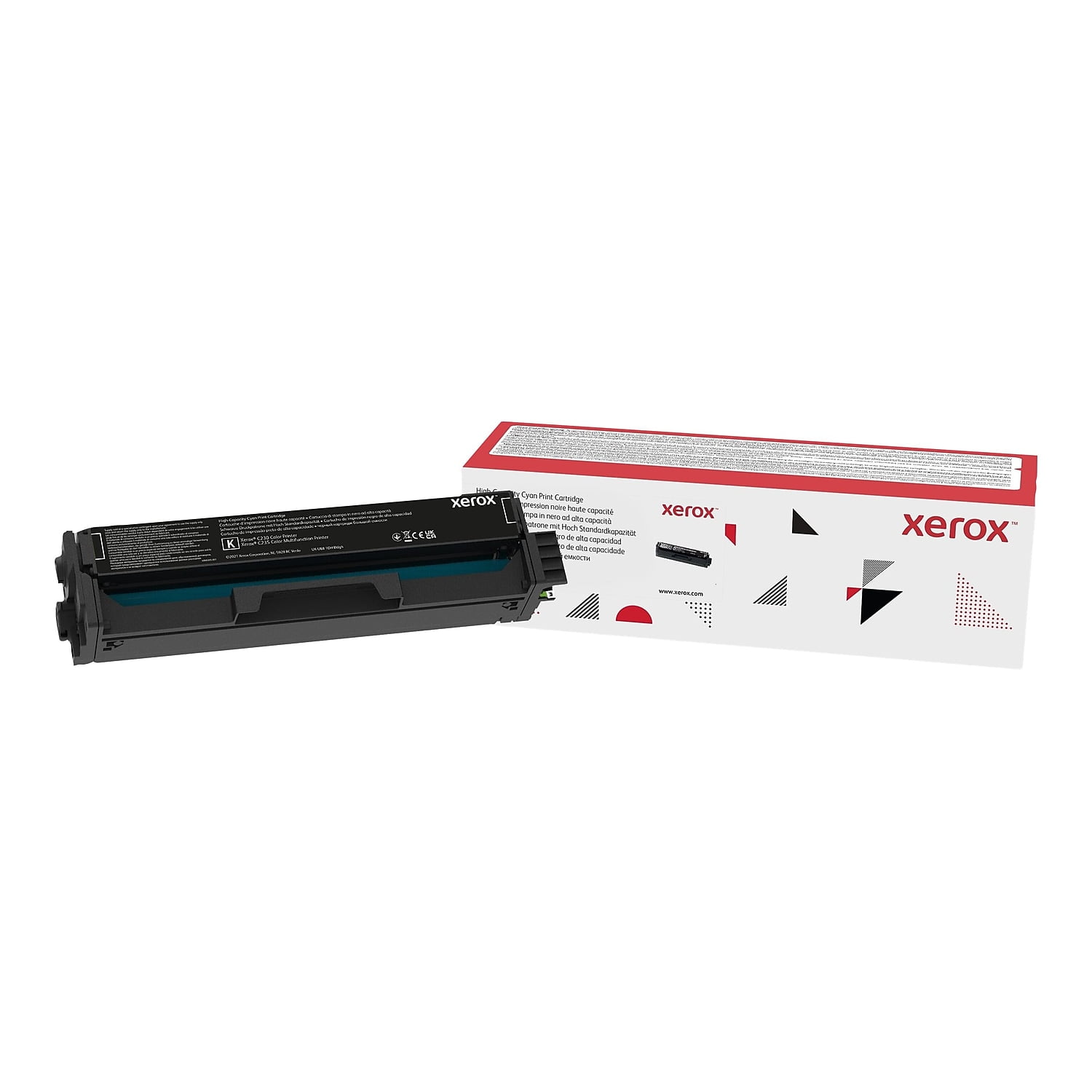 Xerox Black High Capacity Toner Cartridge for Select C230/C235 Color Laser Printers