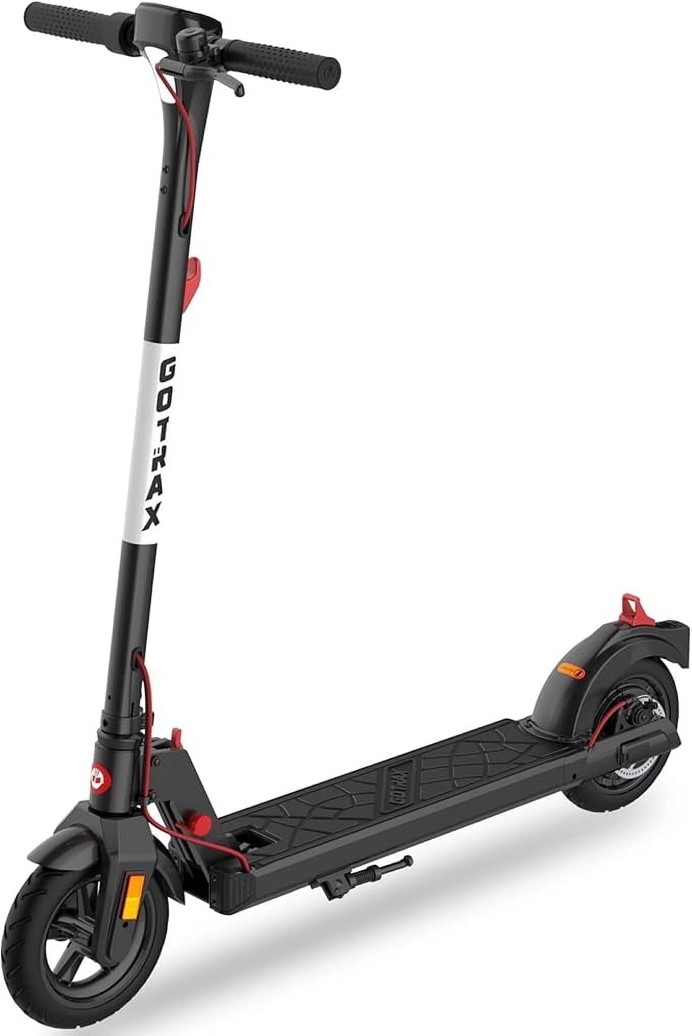 GOTRAX Apex Adult Electric Scooter,Peak 350W 8.5" Tires 15.5Mph Foldable Escooter for Adult,Black-White