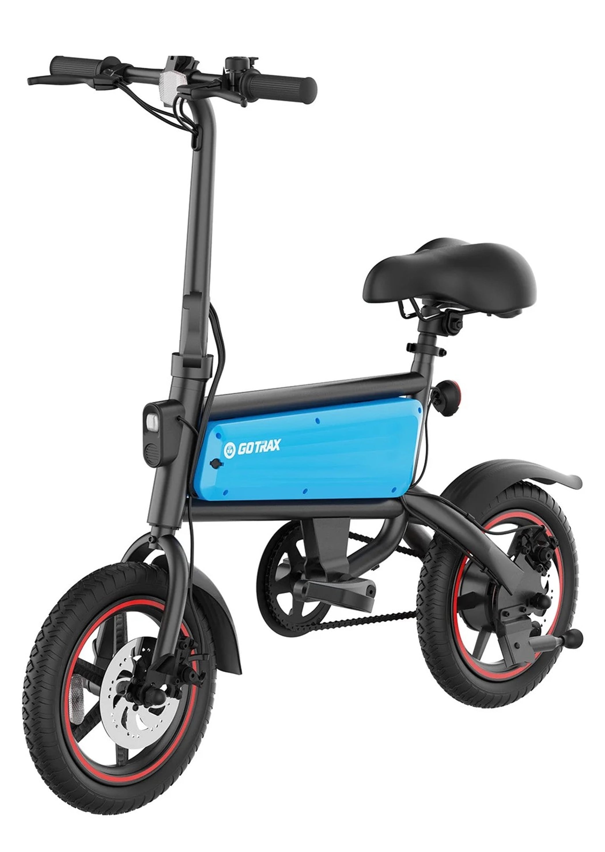 GOTRAX S2 Folding Adult Electric Bike, 36V 15.5 Mph 14" Smallest Foldable Electric Bike for Adults/Teens