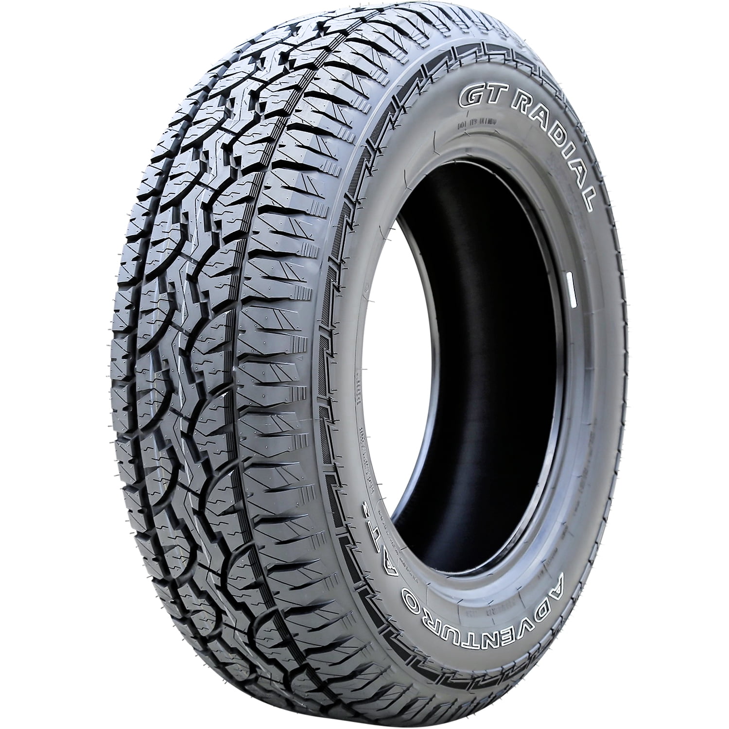 GT Radial Adventuro AT3 265/70R18 114 S Tire Fits: 2021-23 Ford F-150 XLT, 2017-19 Nissan Titan SV