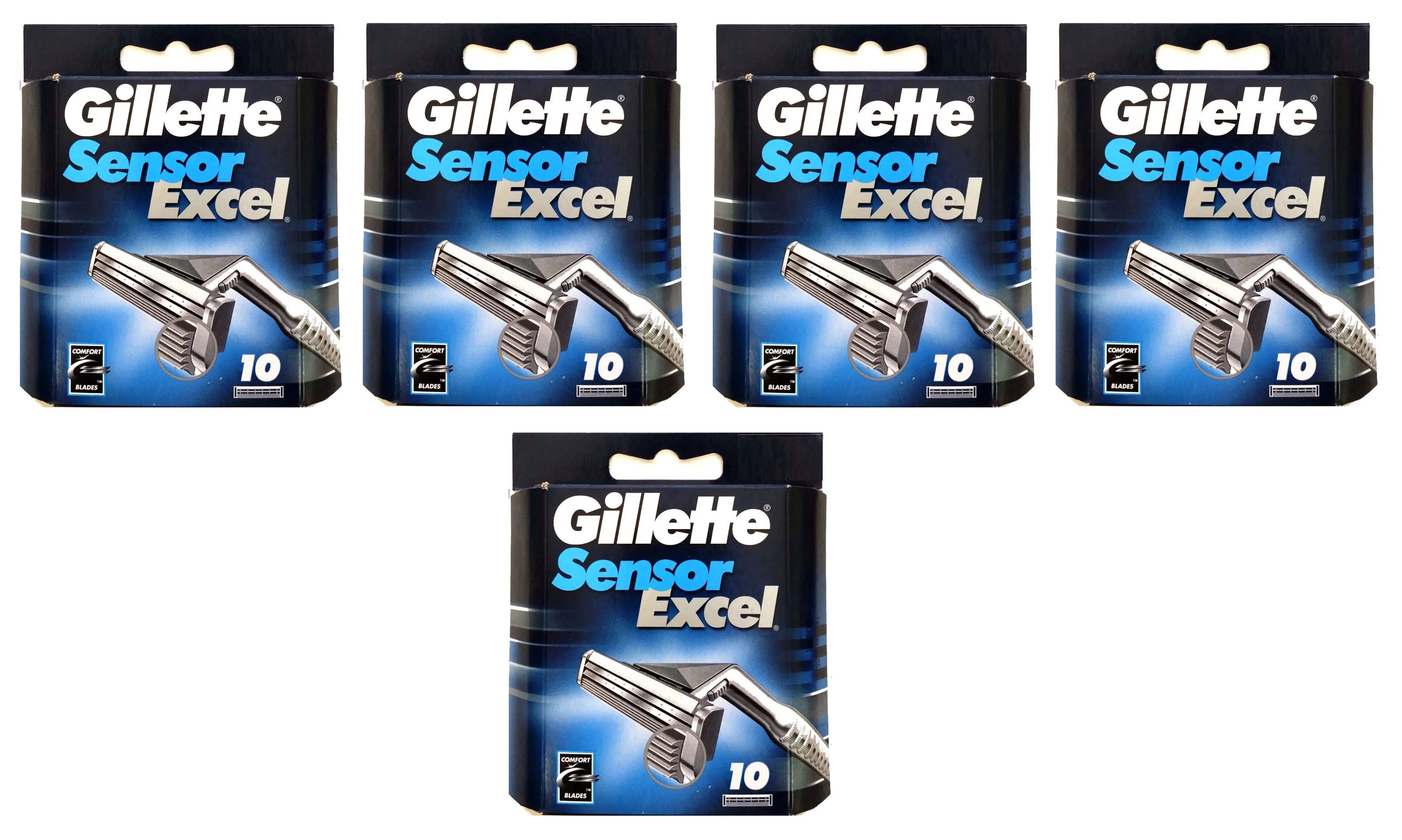 Gillette Sensor Excel Refill Blades, 50 Count