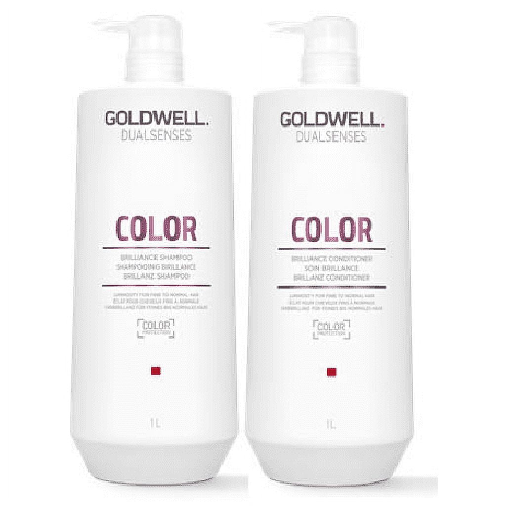 Goldwell Dualsenses Color Brilliance Shampoo and Conditioner Duo FadeS top Vibrant Protection 33.8oz