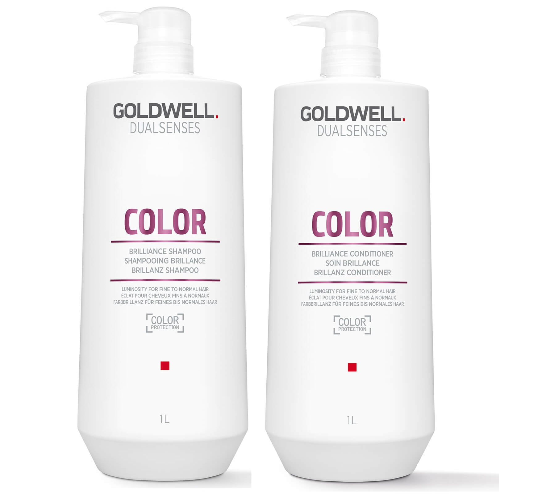 Goldwell Dualsenses Color Brilliance Shampoo & Conditioner Liter Duo