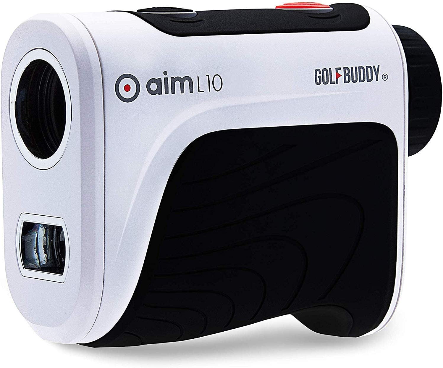GolfBuddy AIM-L10 Aim L10 Ergonomic Golf Accuracy Distance Rangefinder White