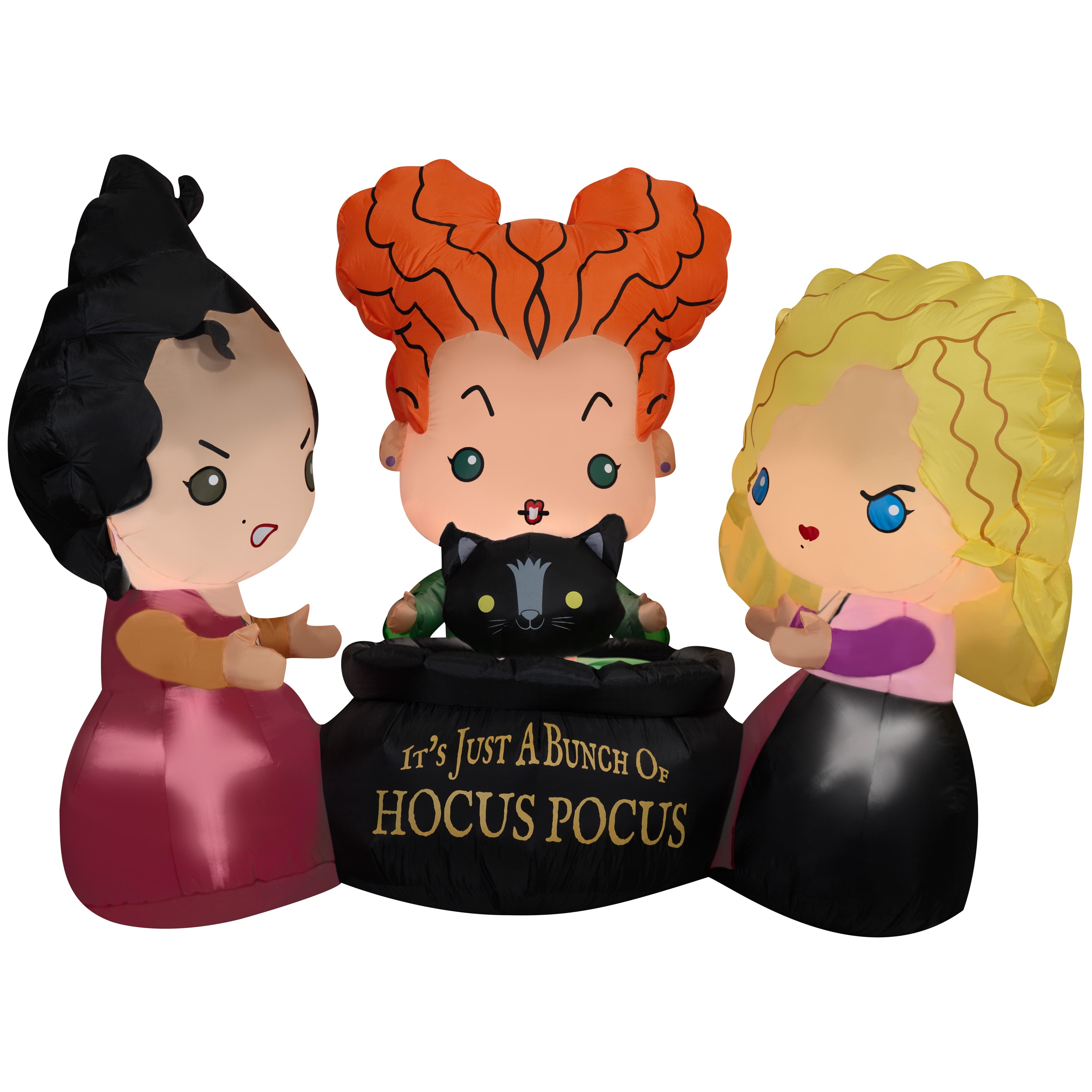 Halloween Large Hocus Pocus Airblown Yard Inflatable by Way to Celebrate, 5 ft