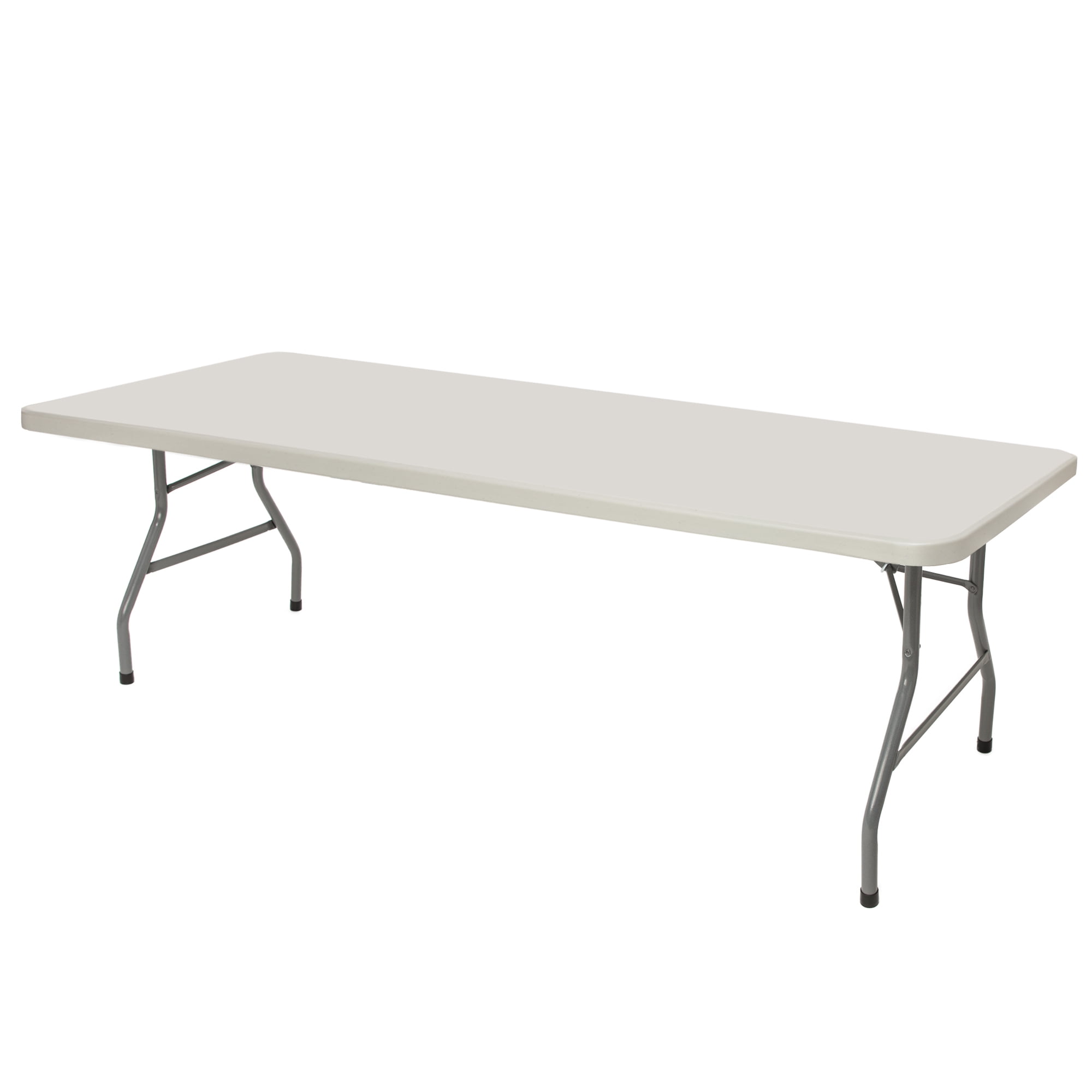 Hampden Furnishings Baldwin Collection 30" x 96" Folding Table, Plastic/ Steel, Grey