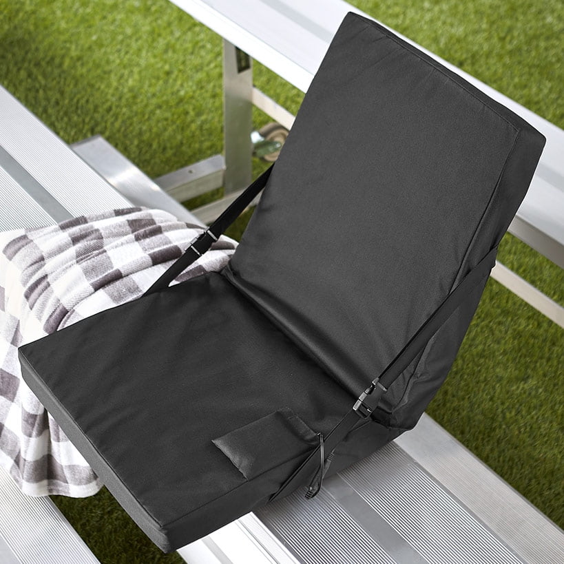 Heated Stadium Seat - Reinforced Back Panel & Water Resistant for Ourdoor Events