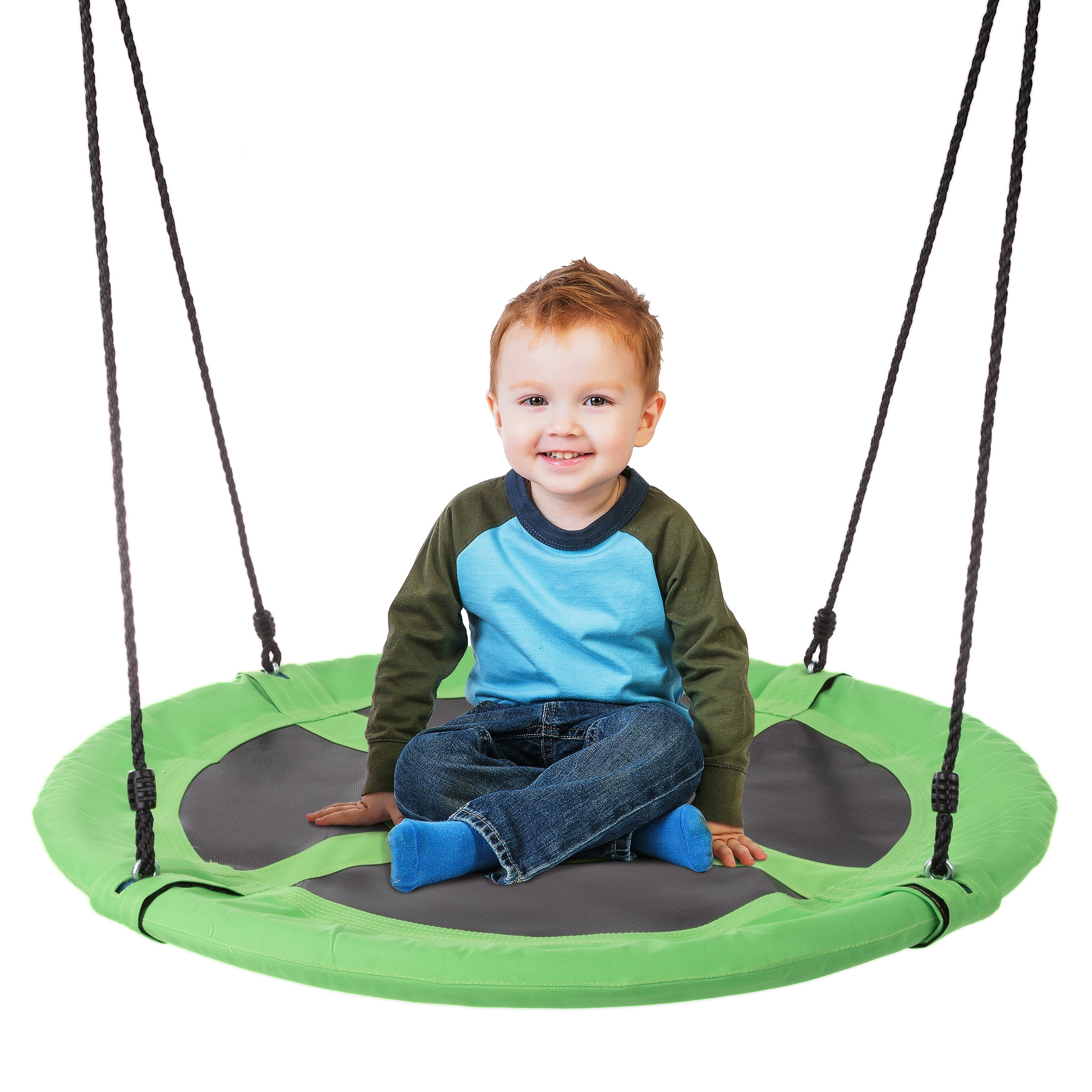 Hey! Play! Saucer Swing– 40” Diameter Hanging Tree or Swing Set