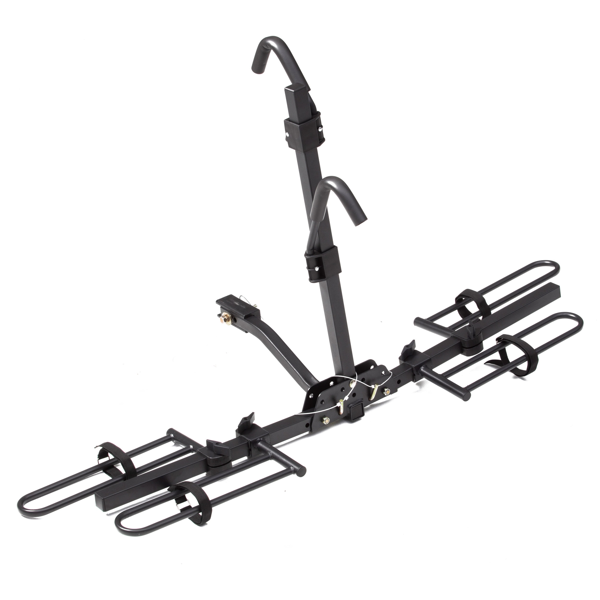Hyper Tough 80 lbs. Capacity Foldable Hitch-Mount Platform 2-Bike Car Rack 10104071