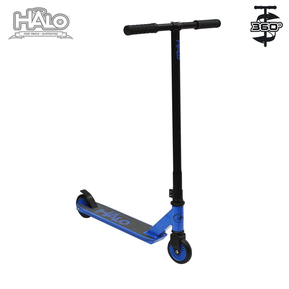 HALO Rise Above Supreme Stunt Scooter - Magic Blue - 5+ 220 lbs Weight - Boys or Girls