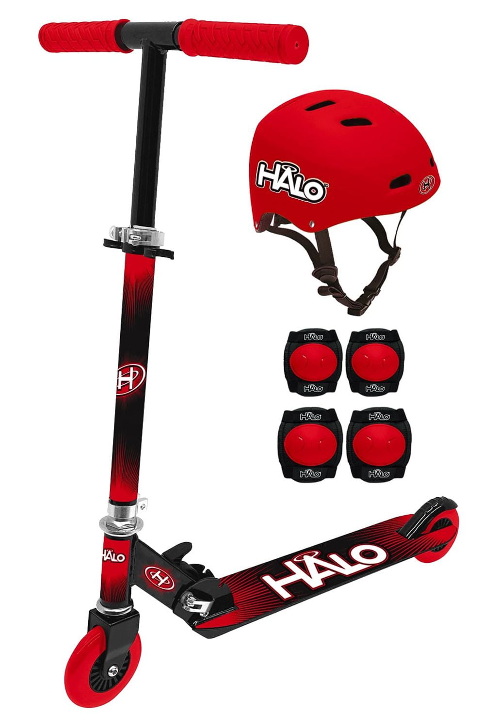 HALO Rise Above 6pc Scooter Combo - Red