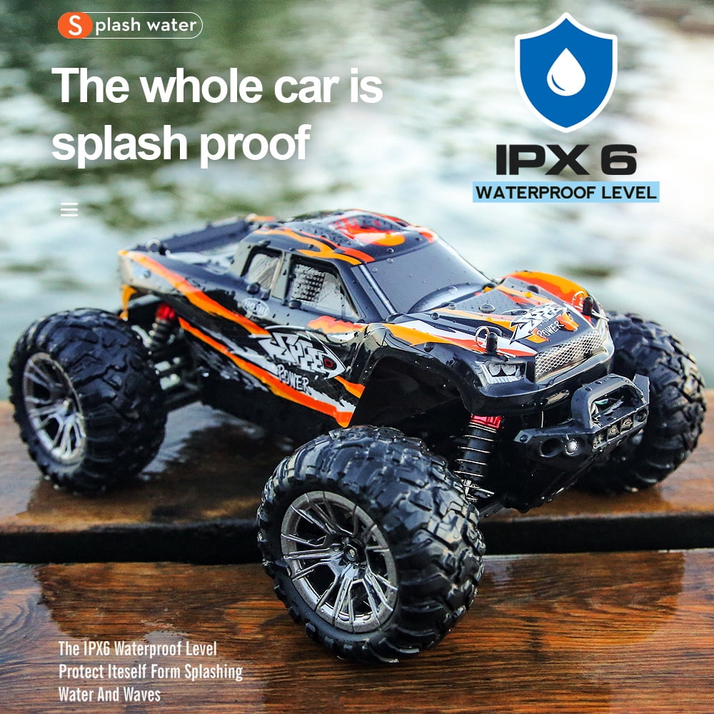 HOSHI High Speed Racing Car N416 36km/h 1/16 4WD Rc Car Toys 2 Batteries Orange