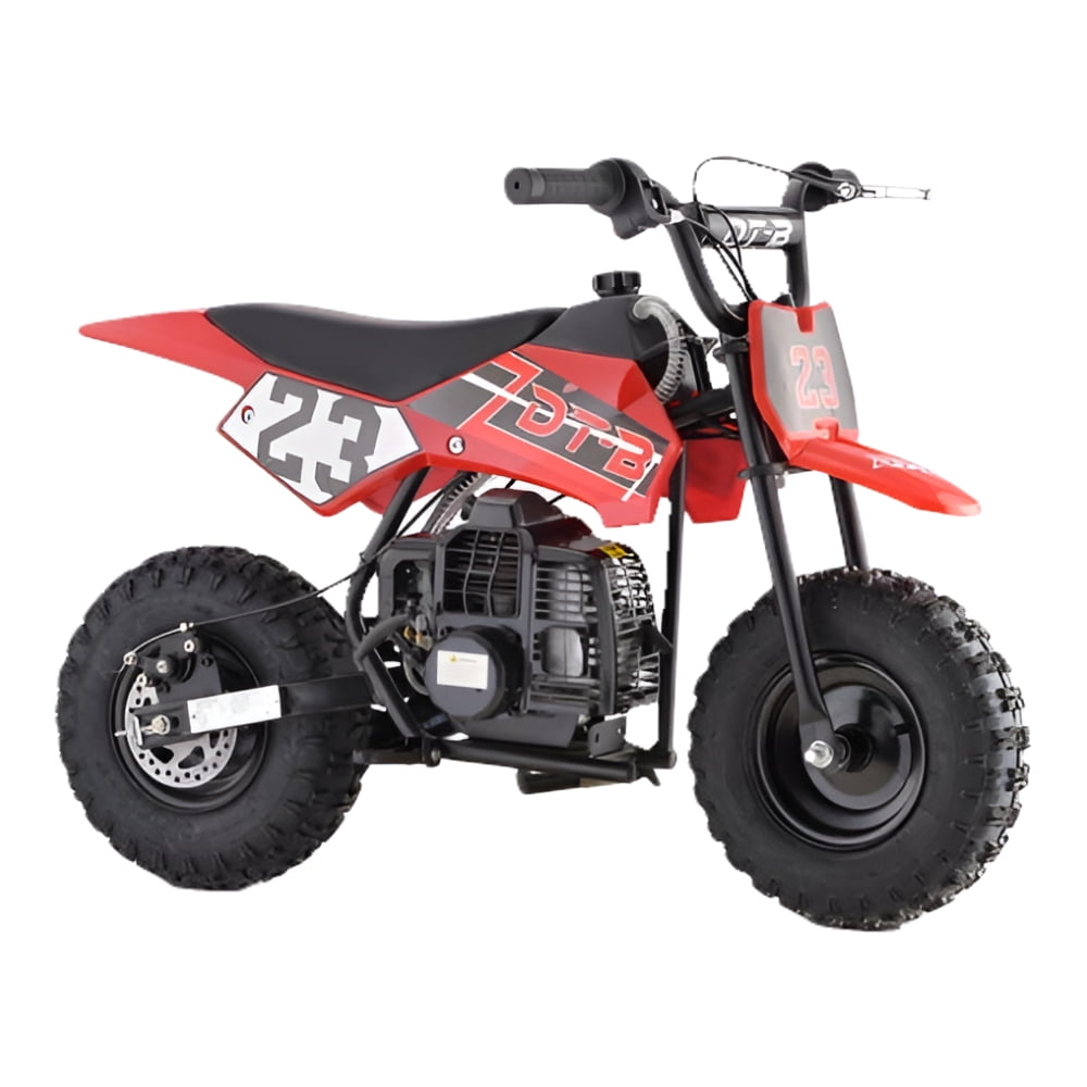 HOVERHEART Mini Kid Dirt Bike, Motorcycle Dimensions 38''L x 22''W x 26''H, 50 CC 2-Stroke Dirt Bike With Off-Road Tire, W/ EPA Approved Gas Powered Engine for Kids over Age 8 (Model: DB02)