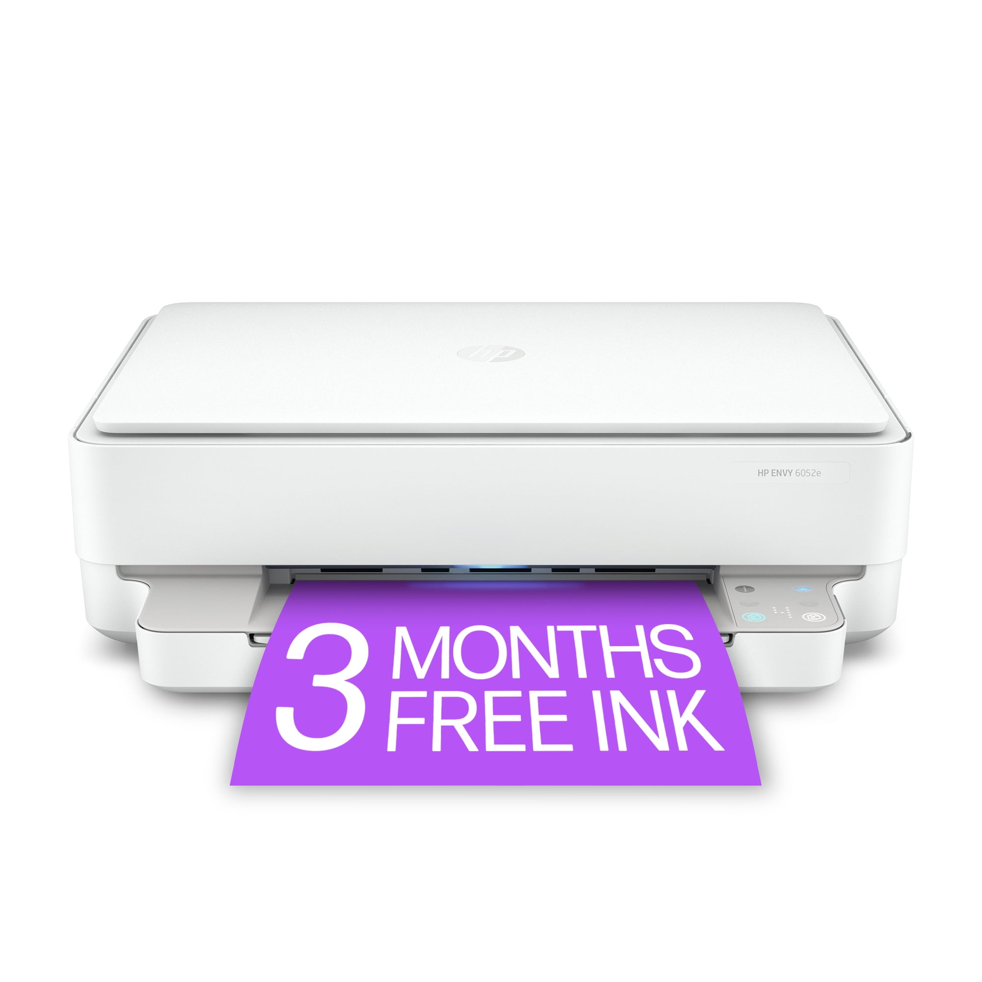 HP ENVY 6052e All-in-One Wireless Color Inkjet Photo Printer with 3 Months Instant Ink Incl with HP+