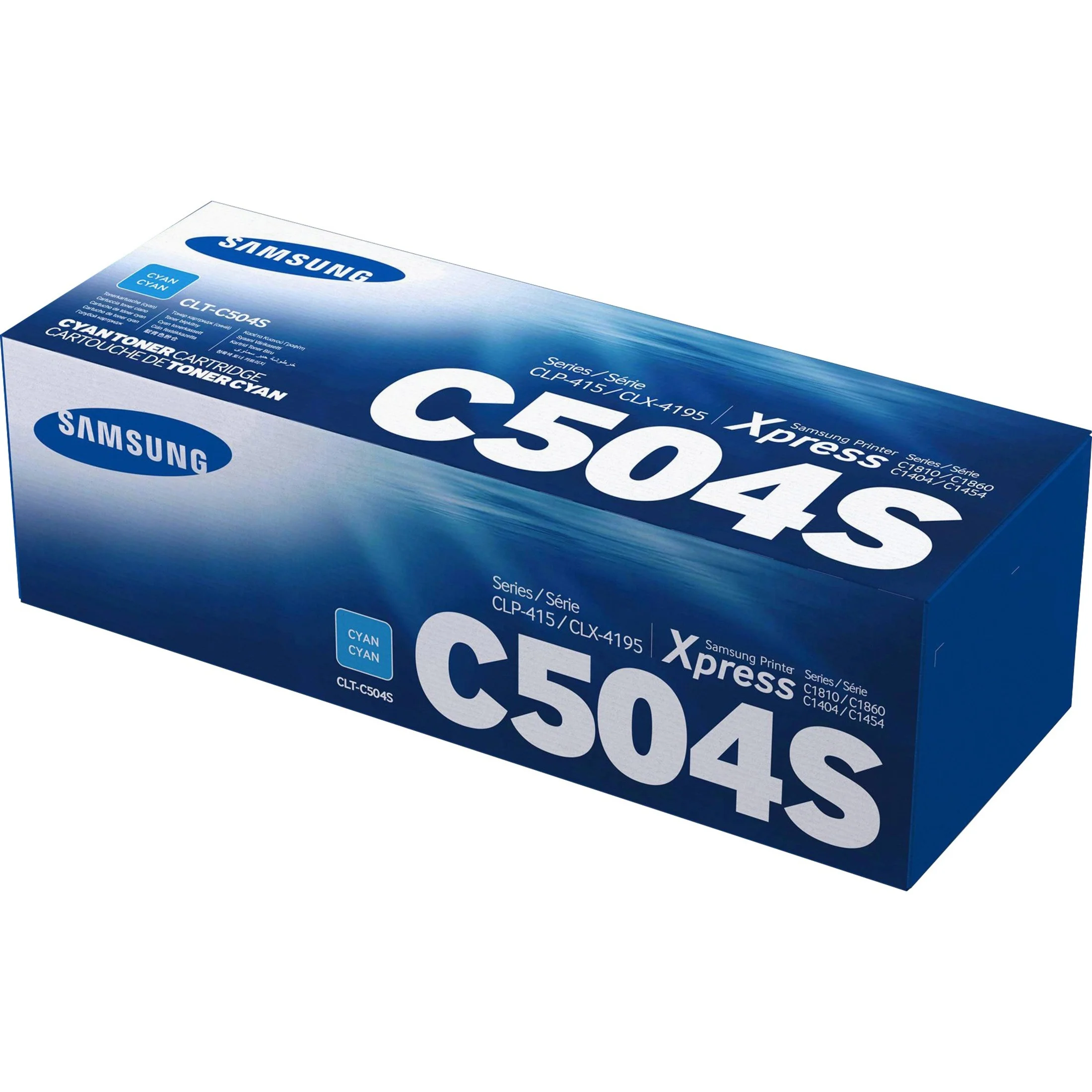 HP, HEWSU029A, Samsung CLT-C504S Cyan Toner Cartridge, 1 Each