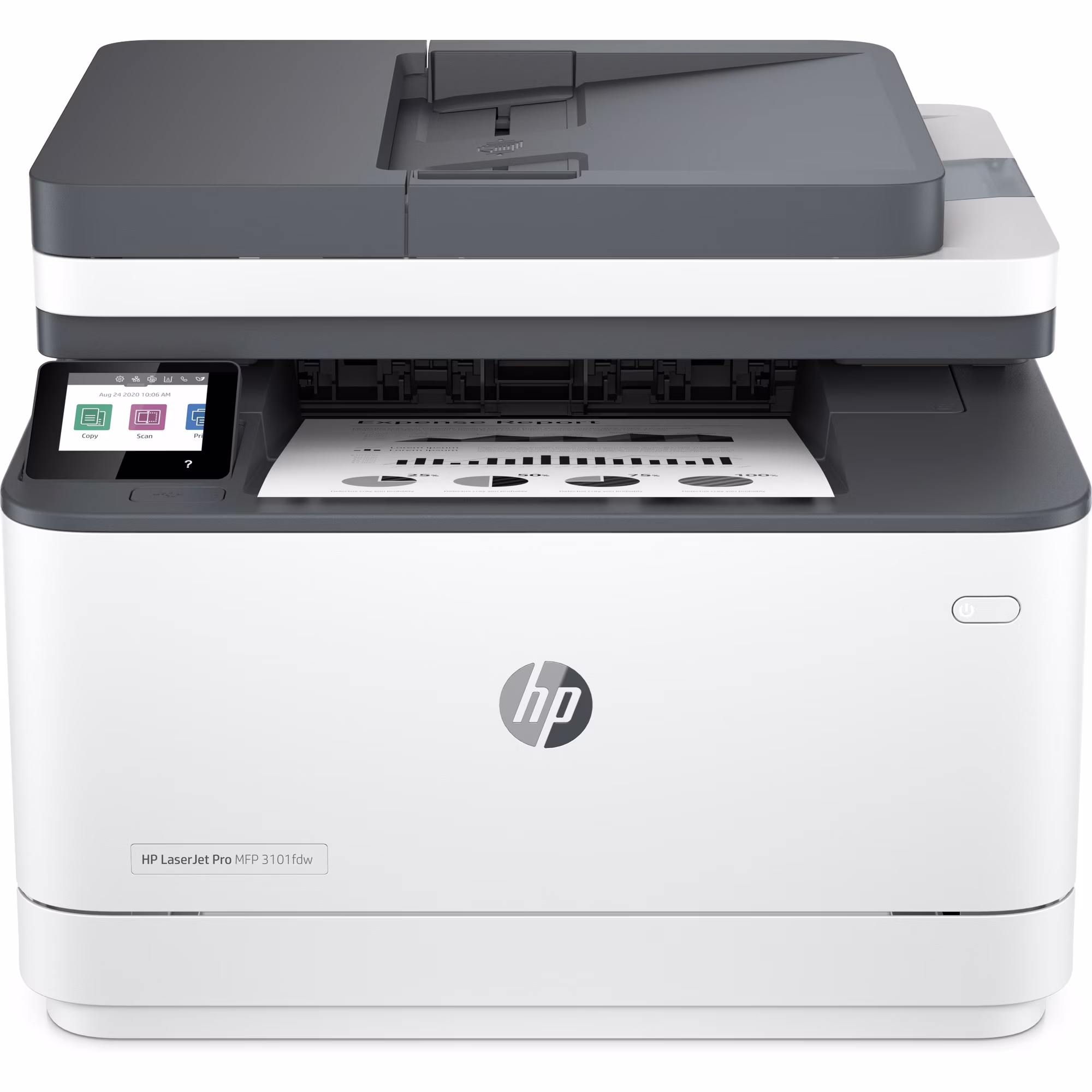 HP LaserJet Pro MFP 3101fdw Laser Printer, Black And White Mobile Print, Copy,