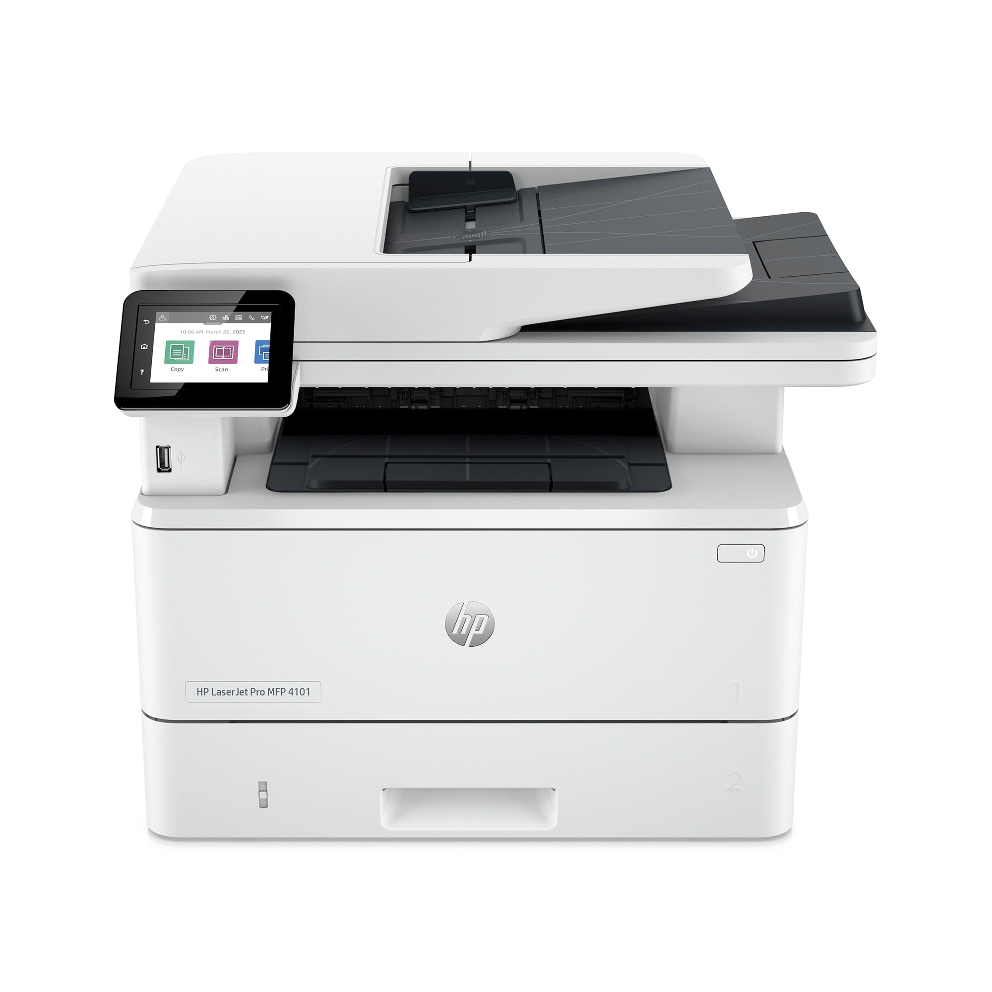 HP LaserJet Pro MFP 4101fdw Wireless Printer, Print, scan, copy, fax, Fast speeds, Easy setup, Mobile printing, Best for office, AI-enabled