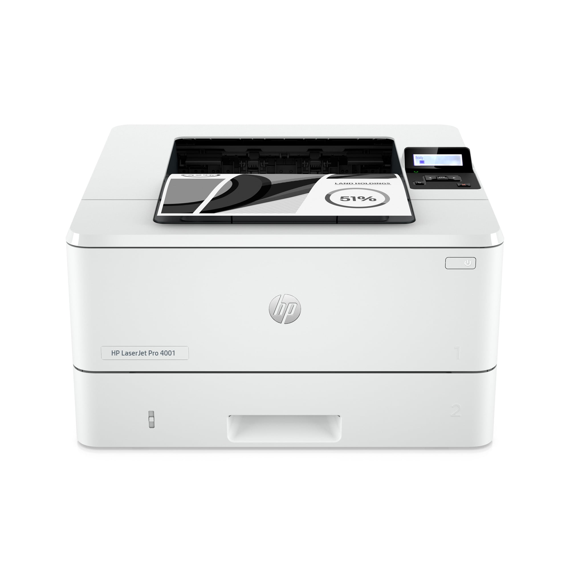 HP LaserJet Pro 4001n Ethernet and USB Connectivity Monochrome Printer