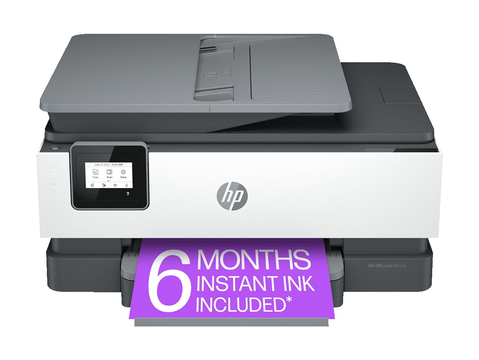 HP OfficeJet 8015e All-in-One Printer with 6 Months of Instant Ink for free with HP+