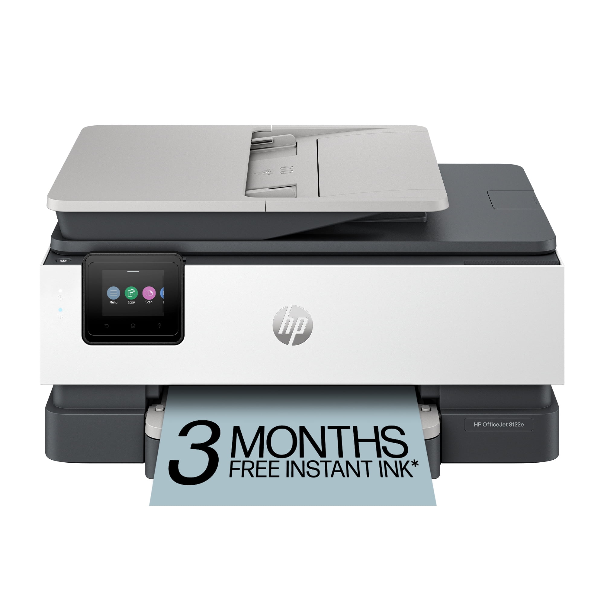 HP OfficeJet 8122e Wireless All-in-One Color Inkjet Printer, Scanner, Copier, ADF, 3 months Instant Ink