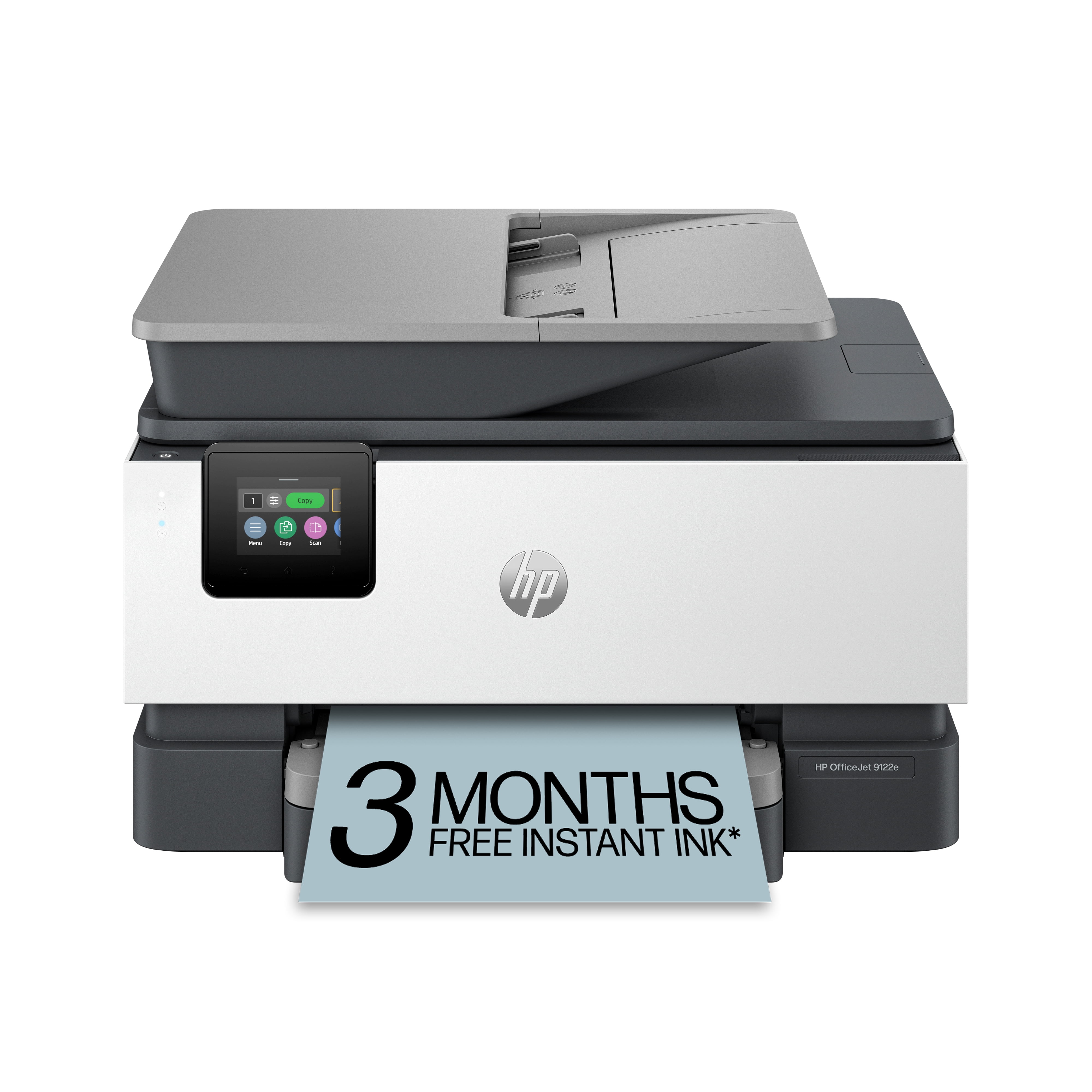 HP OfficeJet 9122e Wireless All-in-One Color Inkjet Printer, Scanner, Copier, Fax, ADF, 3 months Instant Ink