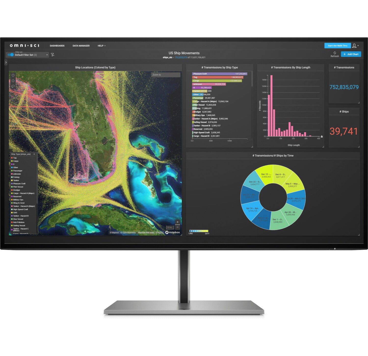 HP Z27k G3 4K USB-C Display 27" 4K UHD (3840 x 2160) 50-60 Hz