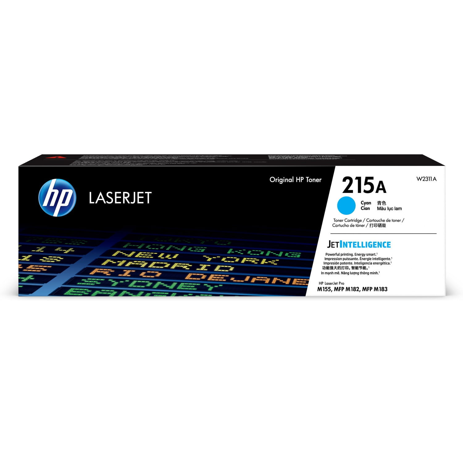 HP 215A Cyan Original LaserJet Toner Cartridge, ~850 pages, W2311A