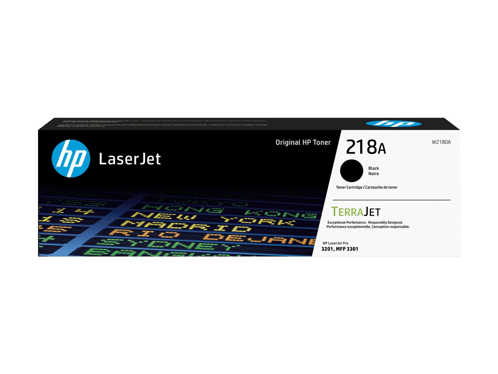 HP 218A Black Original LaserJet Toner Cartridge, ~1,300 pages black, W2180A