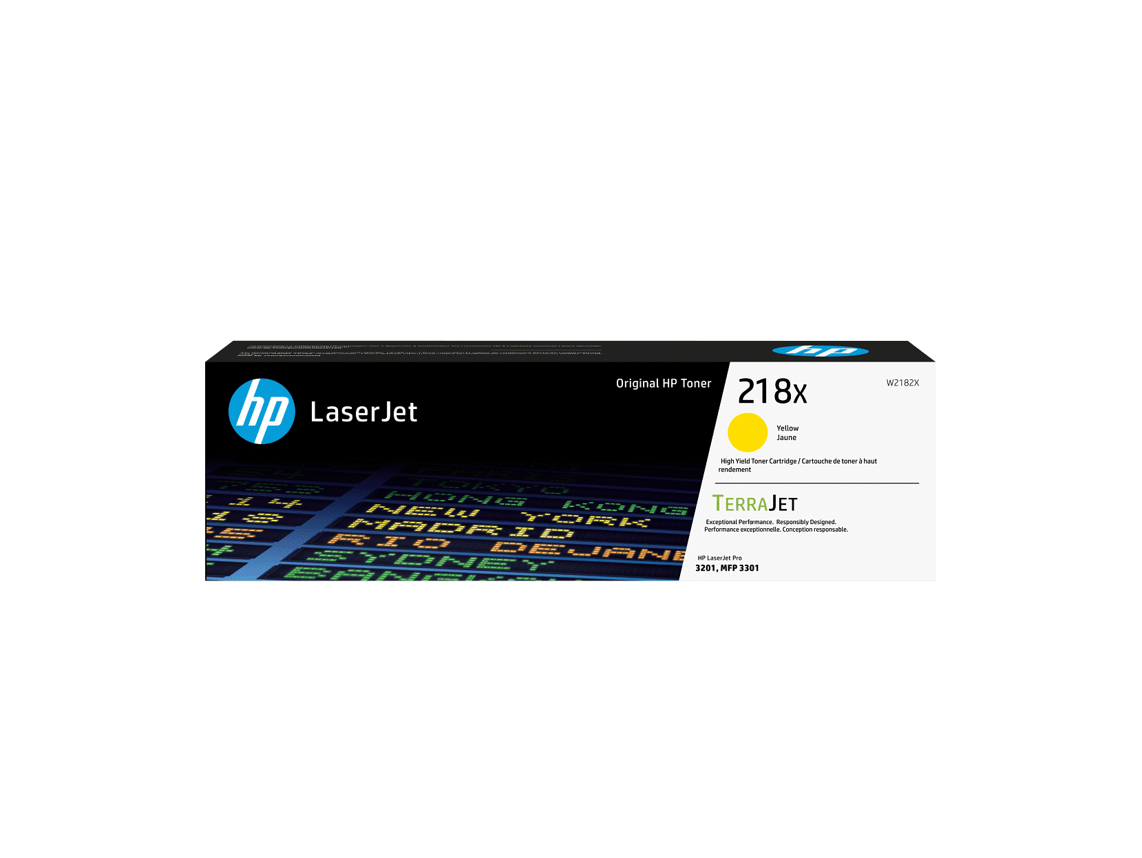 HP 218X High Yield Yellow Original LaserJet Toner Cartridge, ~2,500 pages