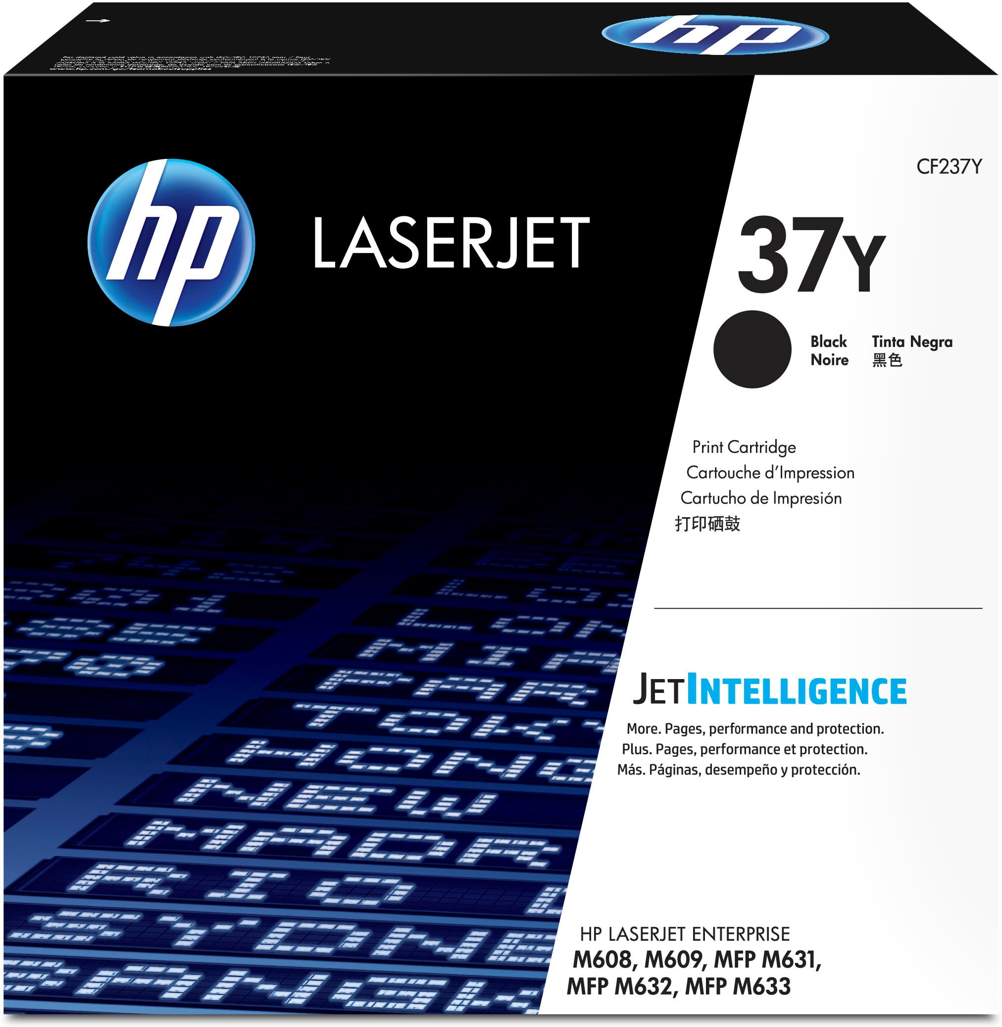 HP 37Y Extra High Yield Black Original LaserJet Toner Cartridge, ~41,000 pages,