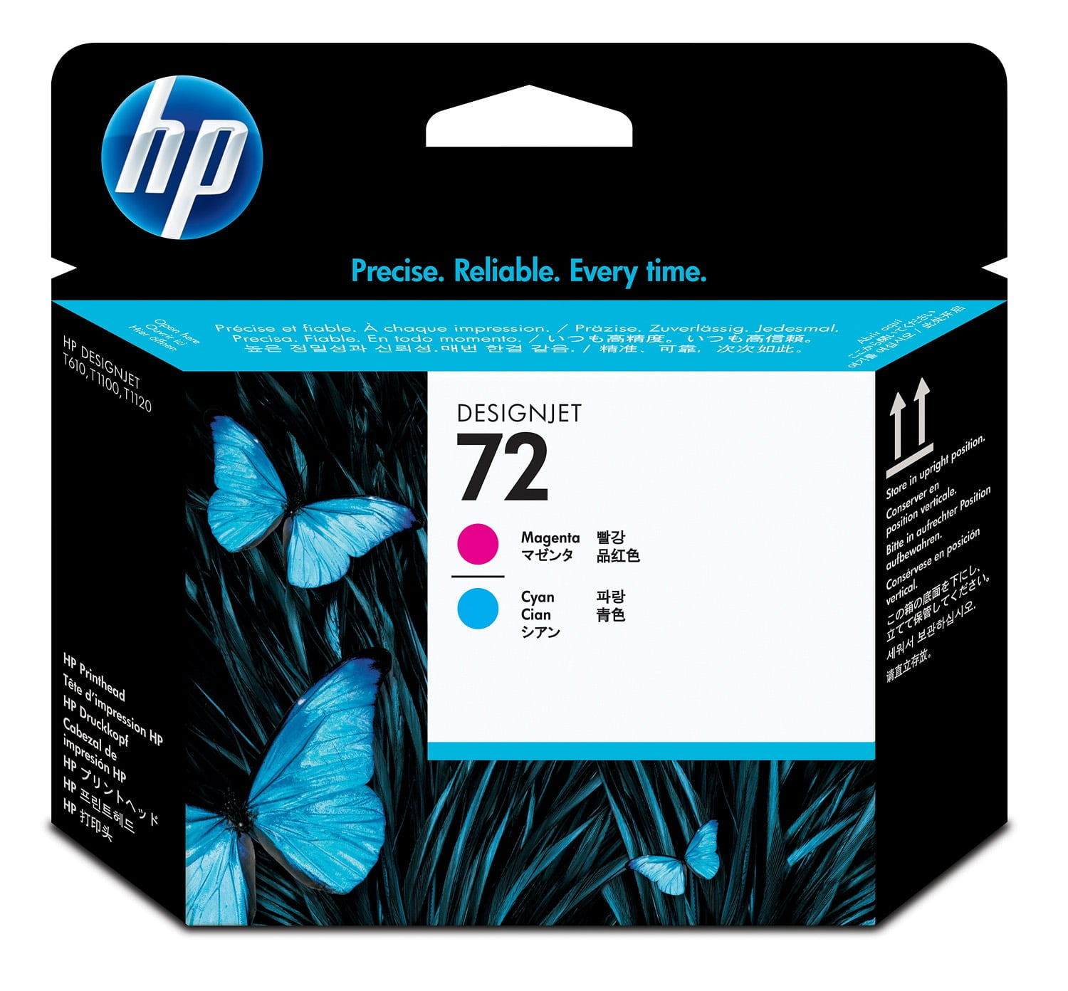 HP 72 Magenta and Cyan DesignJet Printhead, C9383A