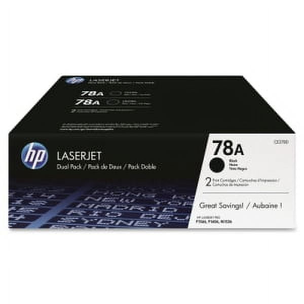 HP 78A Original Toner Cartridge Dual Pack - Black - Dual Pack