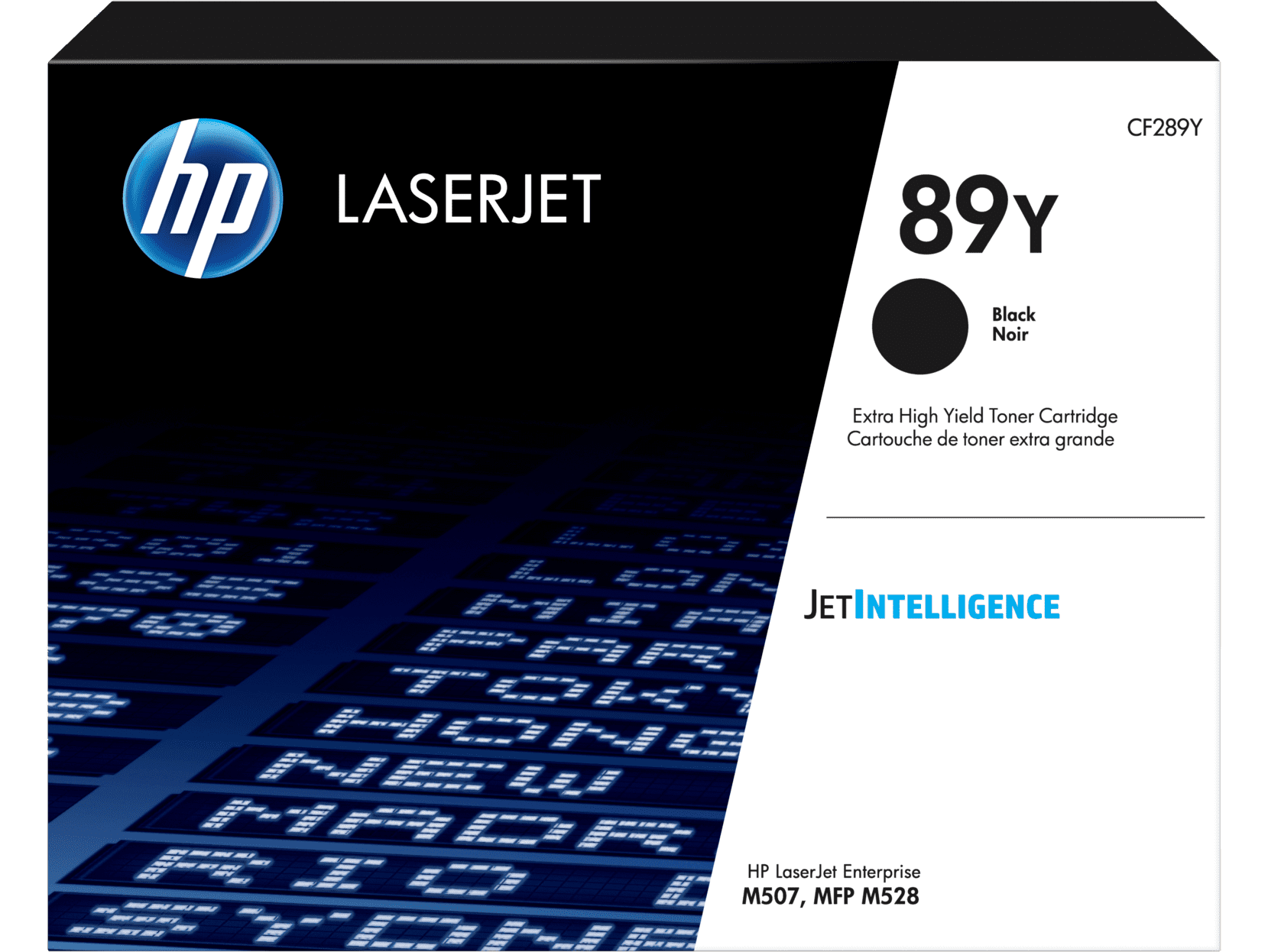 HP 89Y Extra High Yield Black Original LaserJet Toner Cartridge, ~20,000 pages,