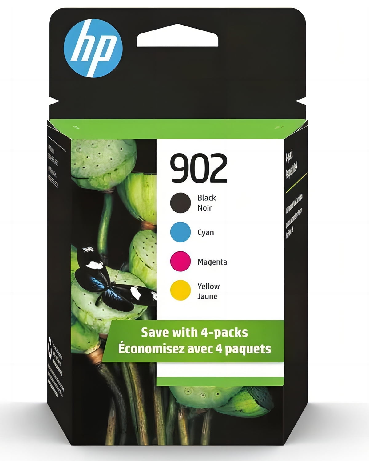 HP 902 Ink Cartridges for HP Ink 902 Combo Pack for HP 902 Printer Ink with Ink for OfficeJet 8025e 8035e 8025 (4 Pack)