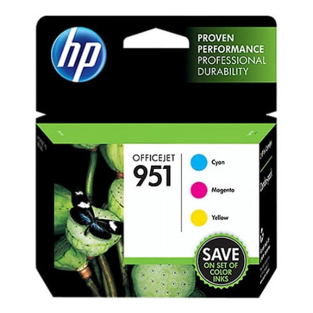 HP 951 Yellow-Magenta-Cyan Ink Cartridge(CR314FN#140)